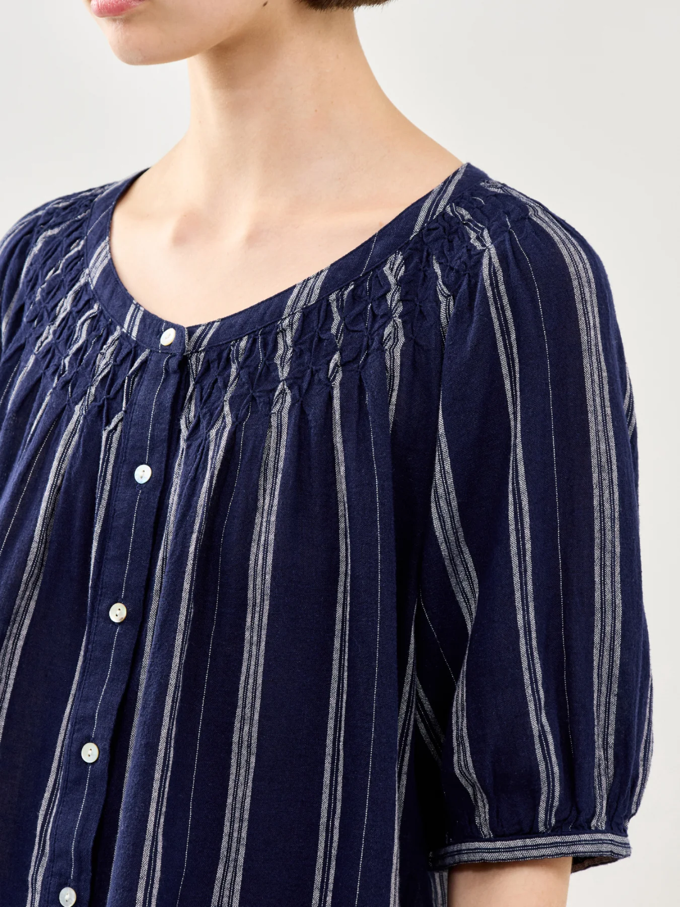 Rix Short Sleeve Button Down Shirt Stripe - Image 3