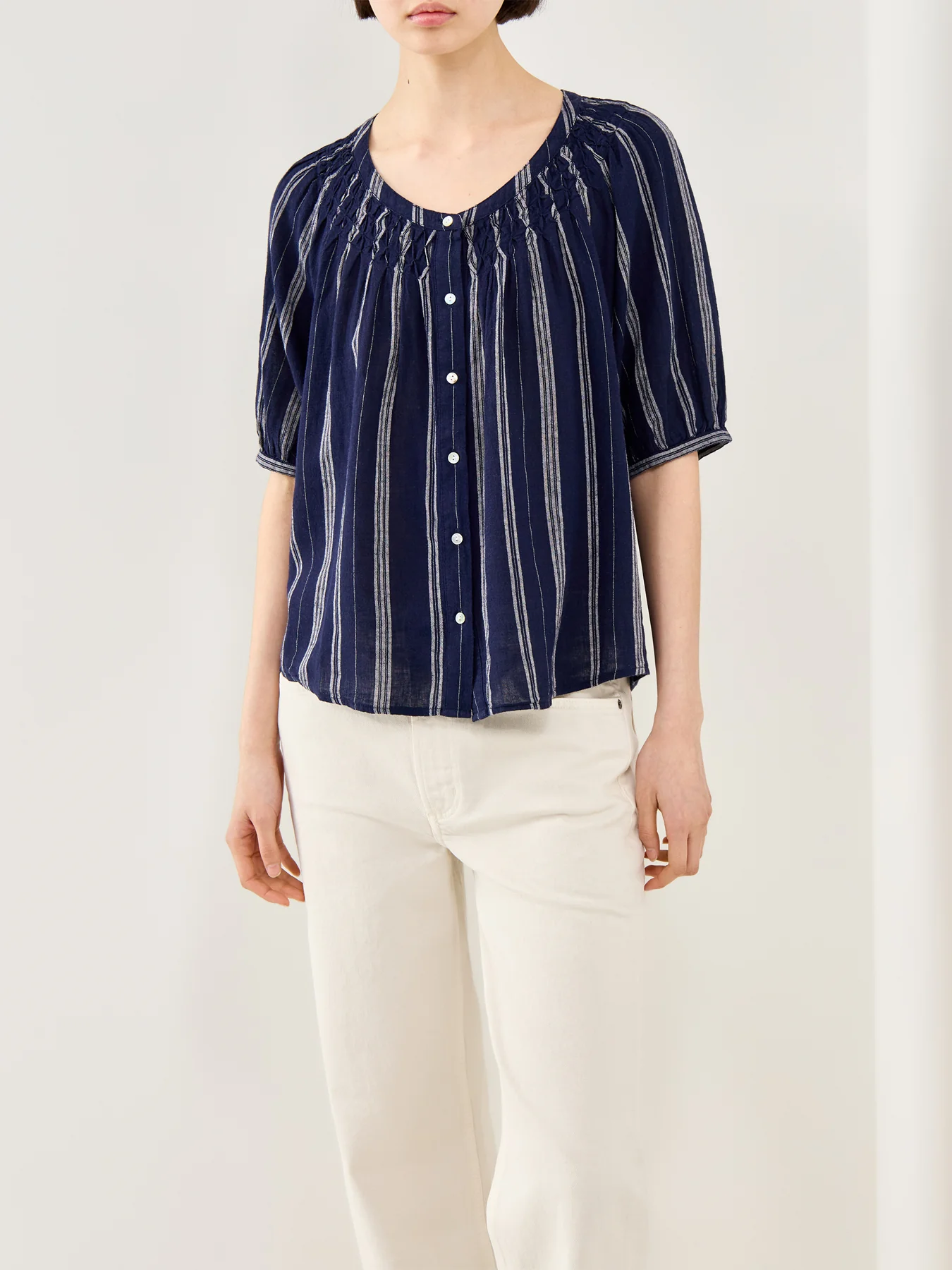 Rix Short Sleeve Button Down Shirt Stripe - Image 4