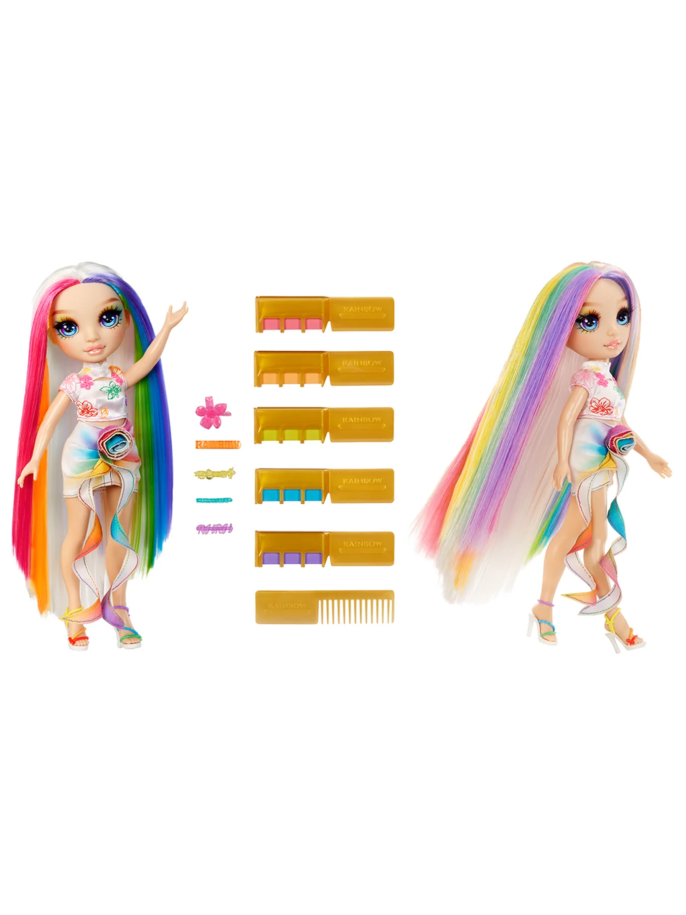 Rainbow High Hair Chalk Style Doll Amaya Rainbow - Image 3