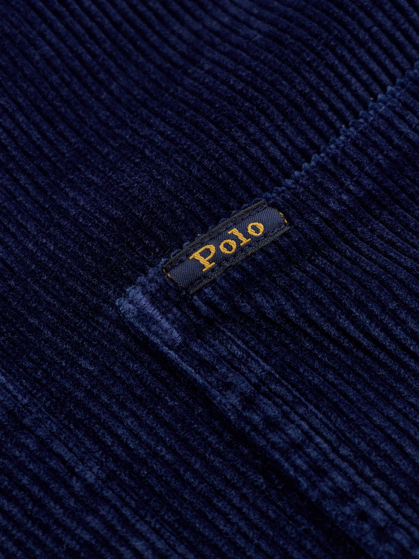 Corduroy Overshirt Navy - Image 3