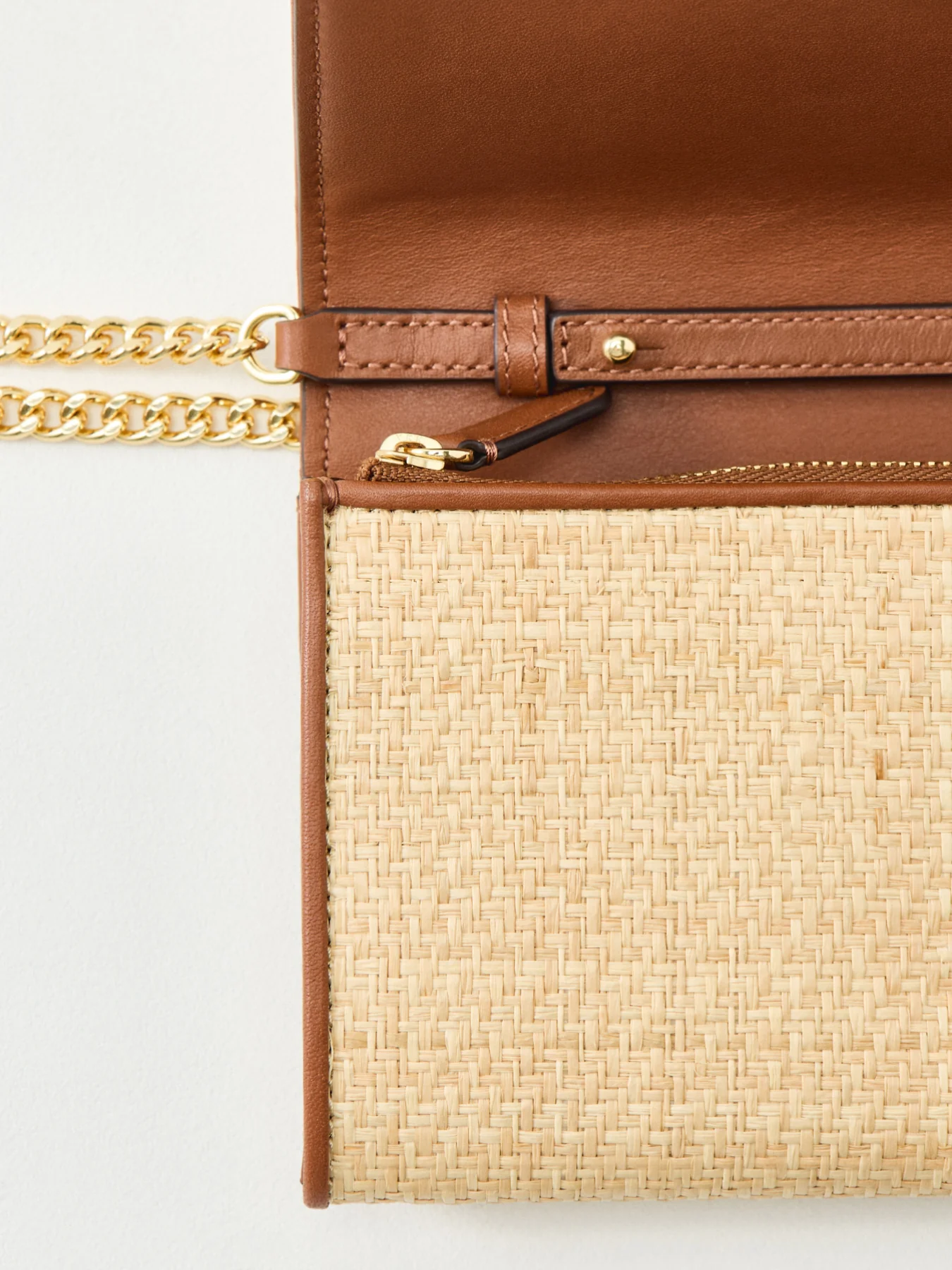 Adair Leather Wallet On Chain Tan - Image 4