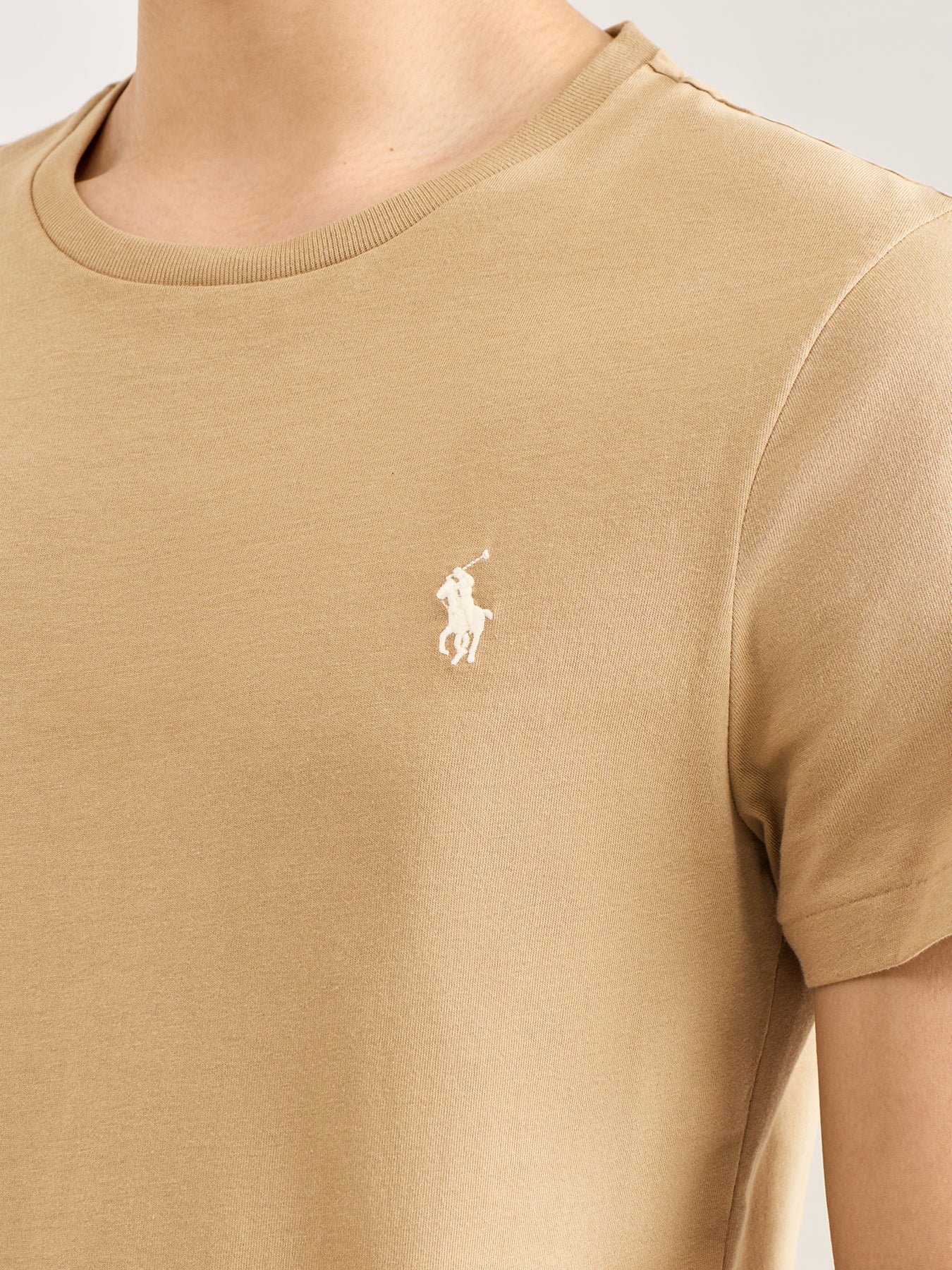 Basic Cotton Tee Brown - Image 3