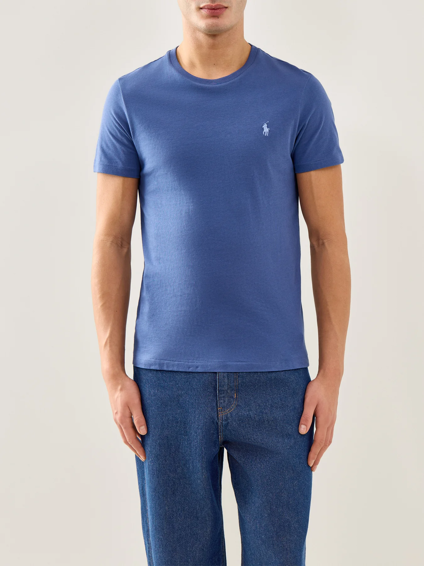 Basic Cotton Tee Navy - Image 4