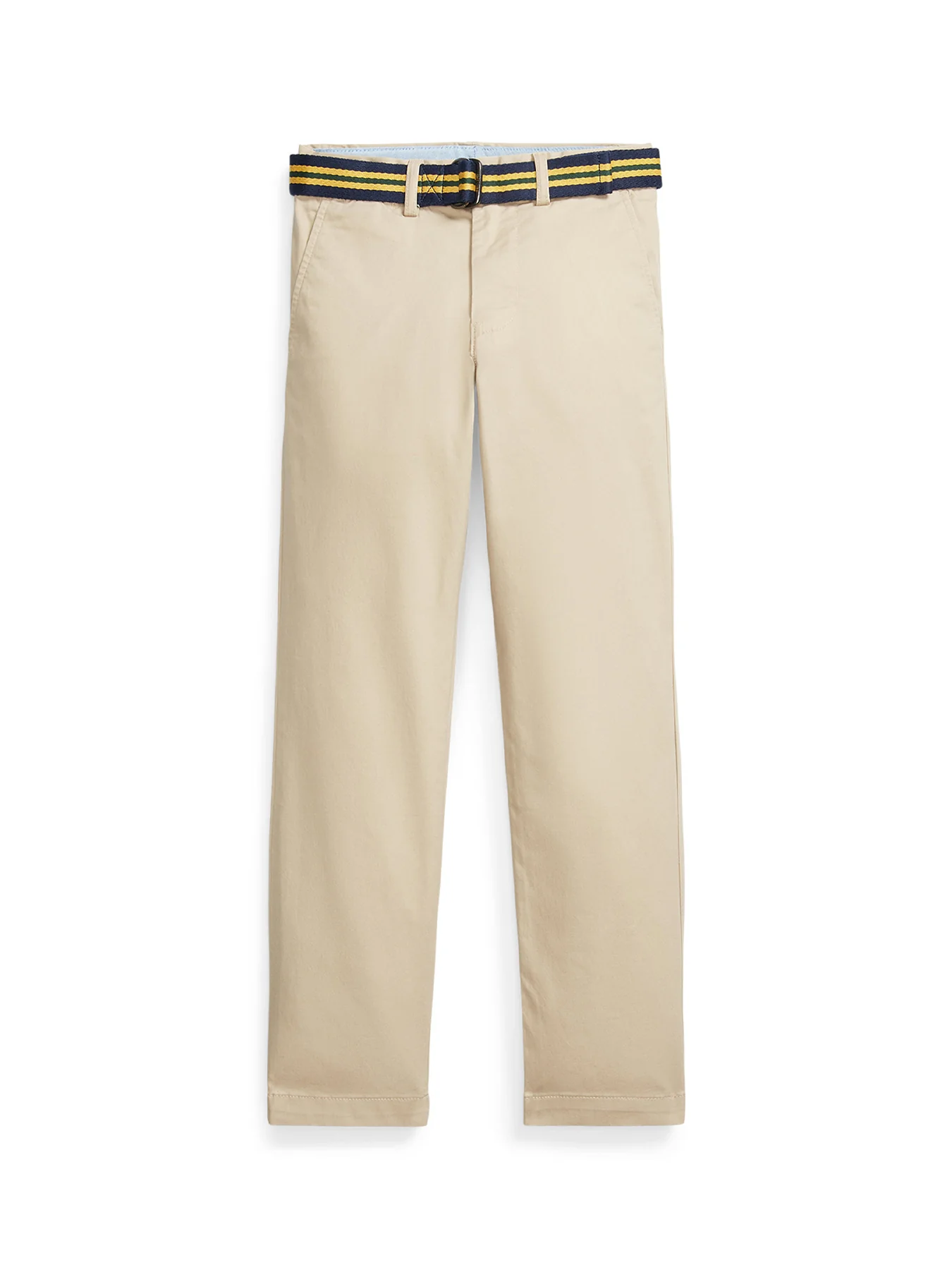Kids' Bedford Flat Front Trousers Khaki