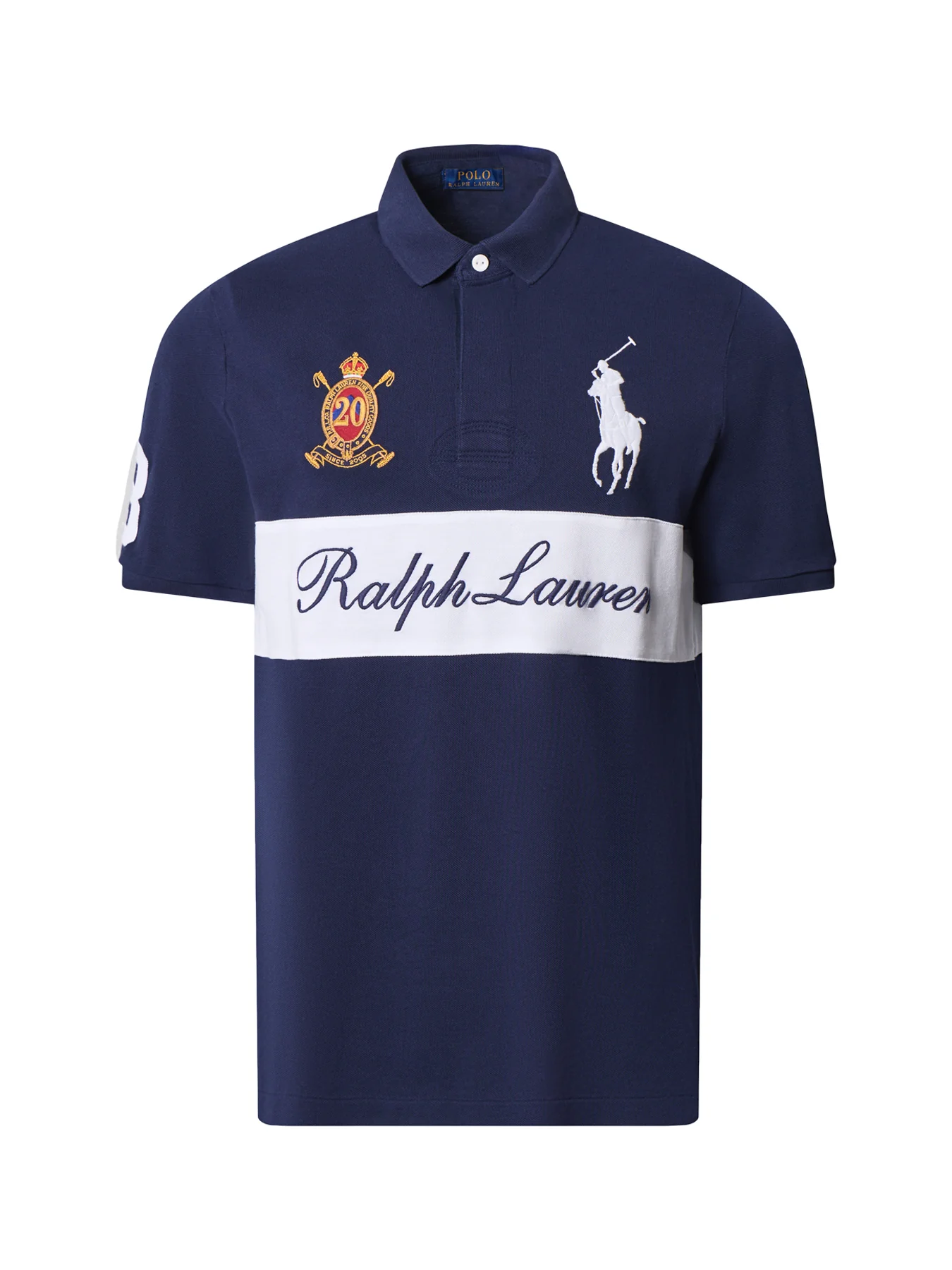 Big Logo Classic Polo Shirt Navy