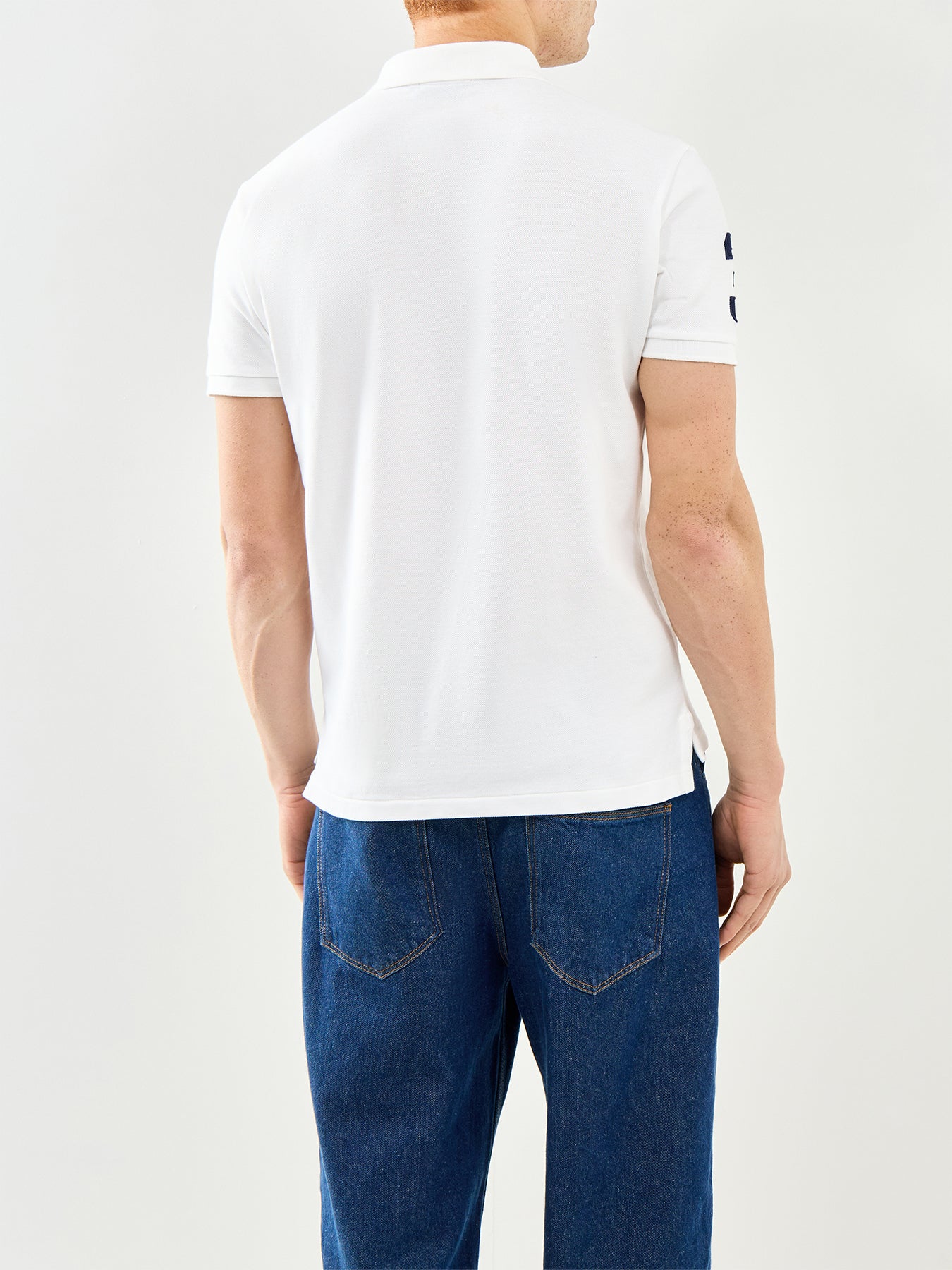 Classic Polo Shirt White - Image 5