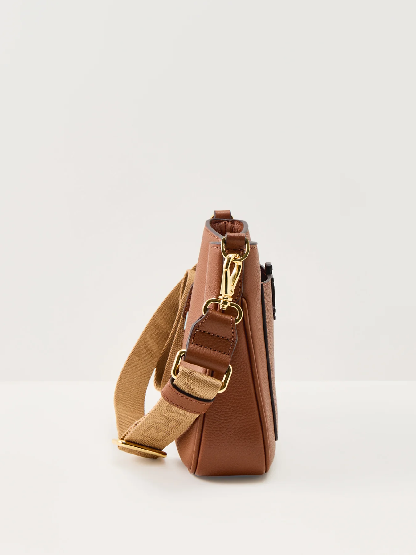 Cameryn Small Leather Crossbody Bag Tan - Image 4