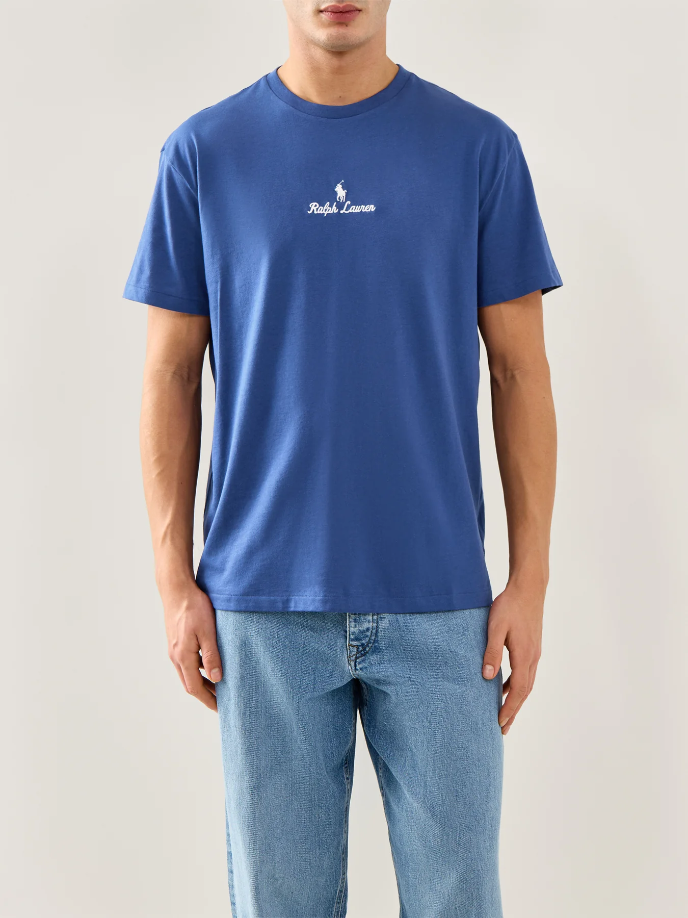 Central Rope Logo T-Shirt Blue - Image 4