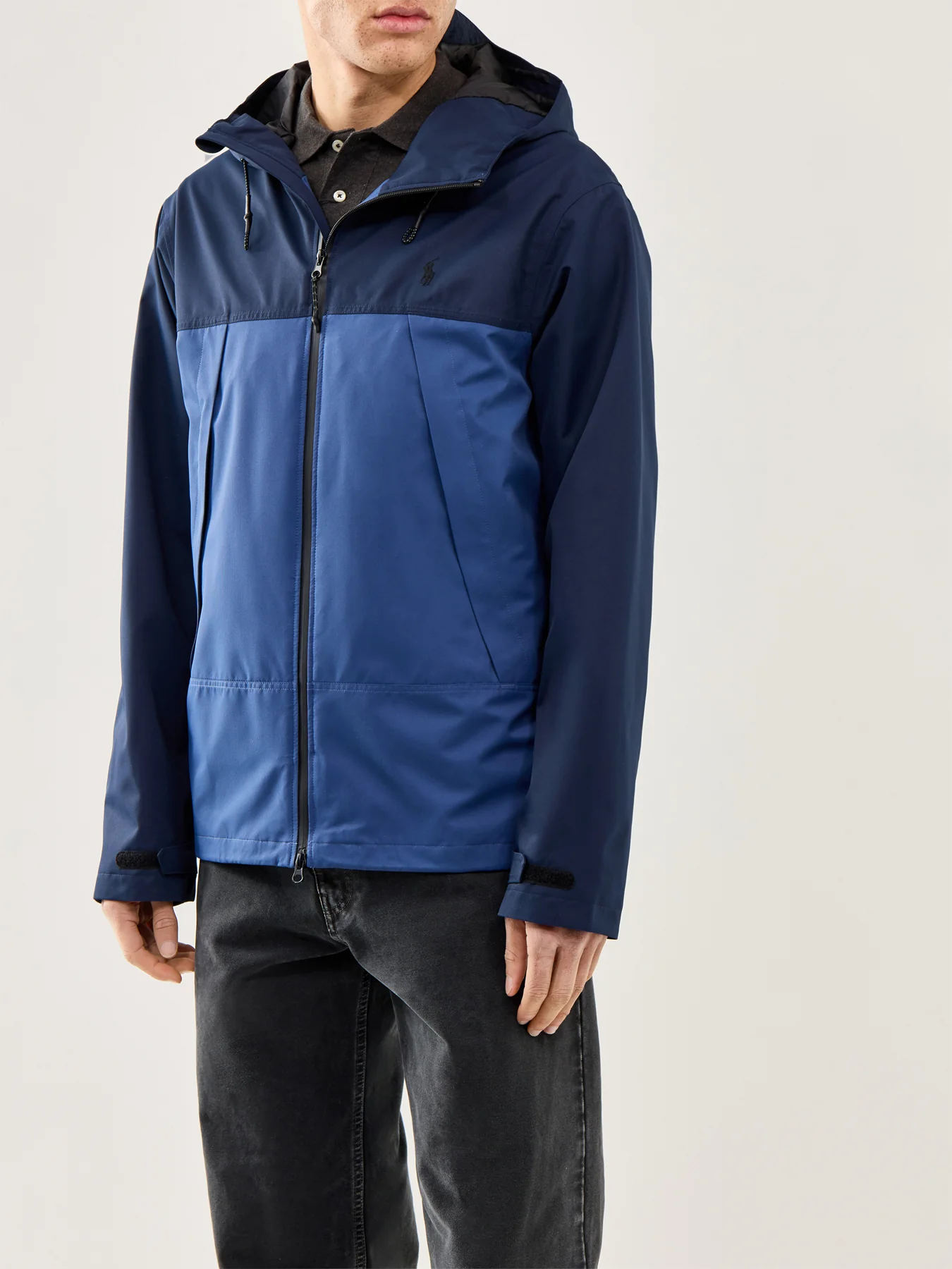 Colourblock Hooded Padded Jacket Multi - Image 4