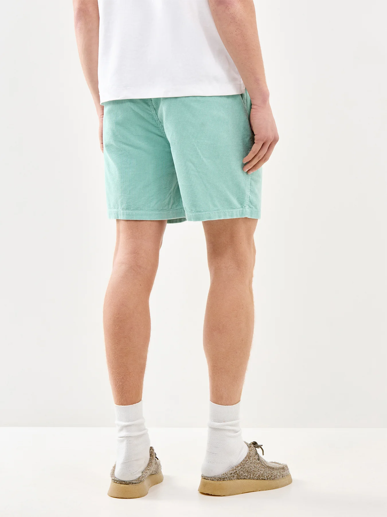 Corduroy Shorts Green - Image 5