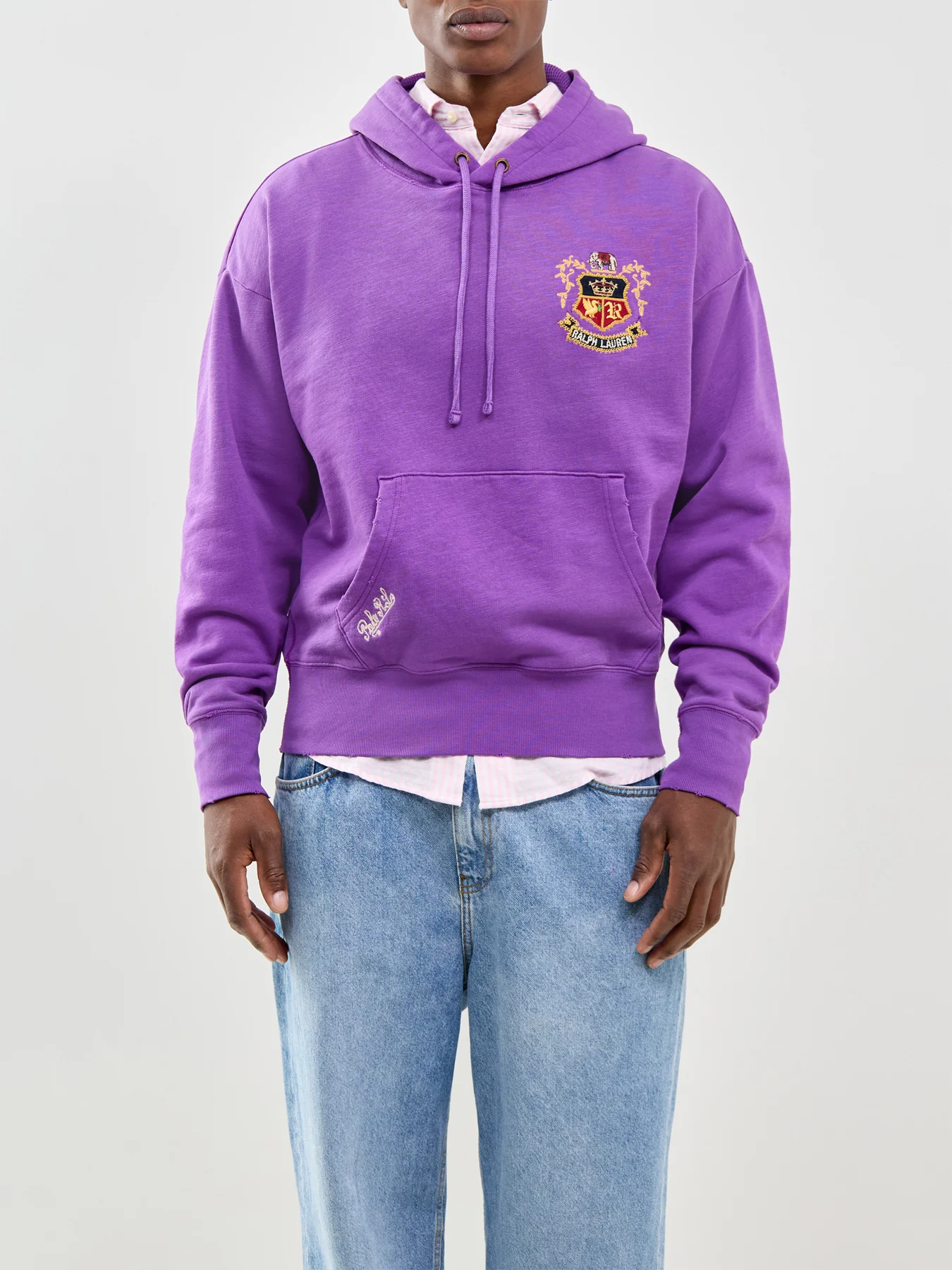 Crest Overhead Hoodie Purple - Image 4