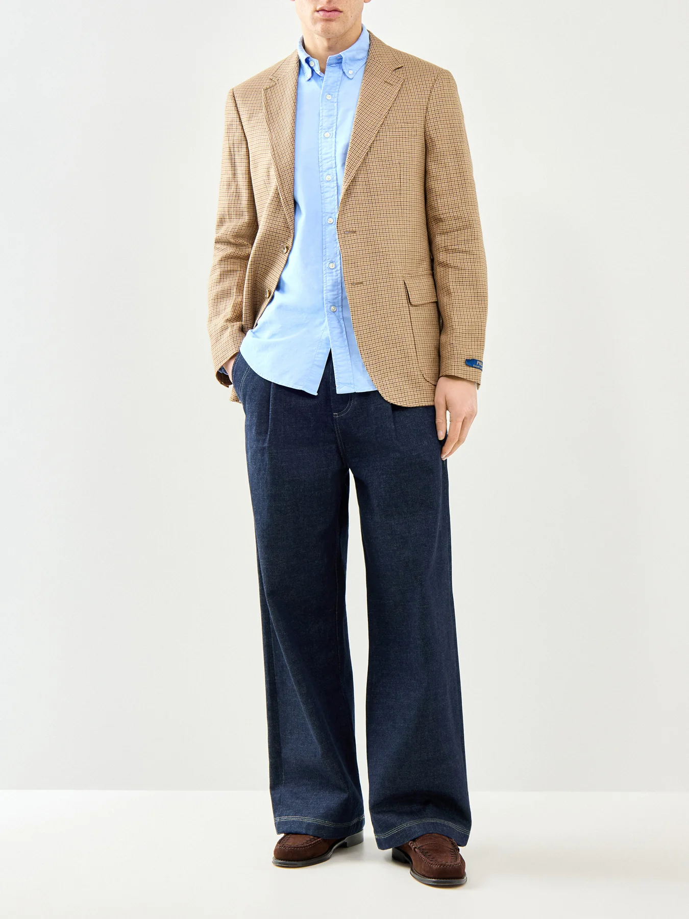 Garment-Dyed Oxford Shirt Blue - Image 2
