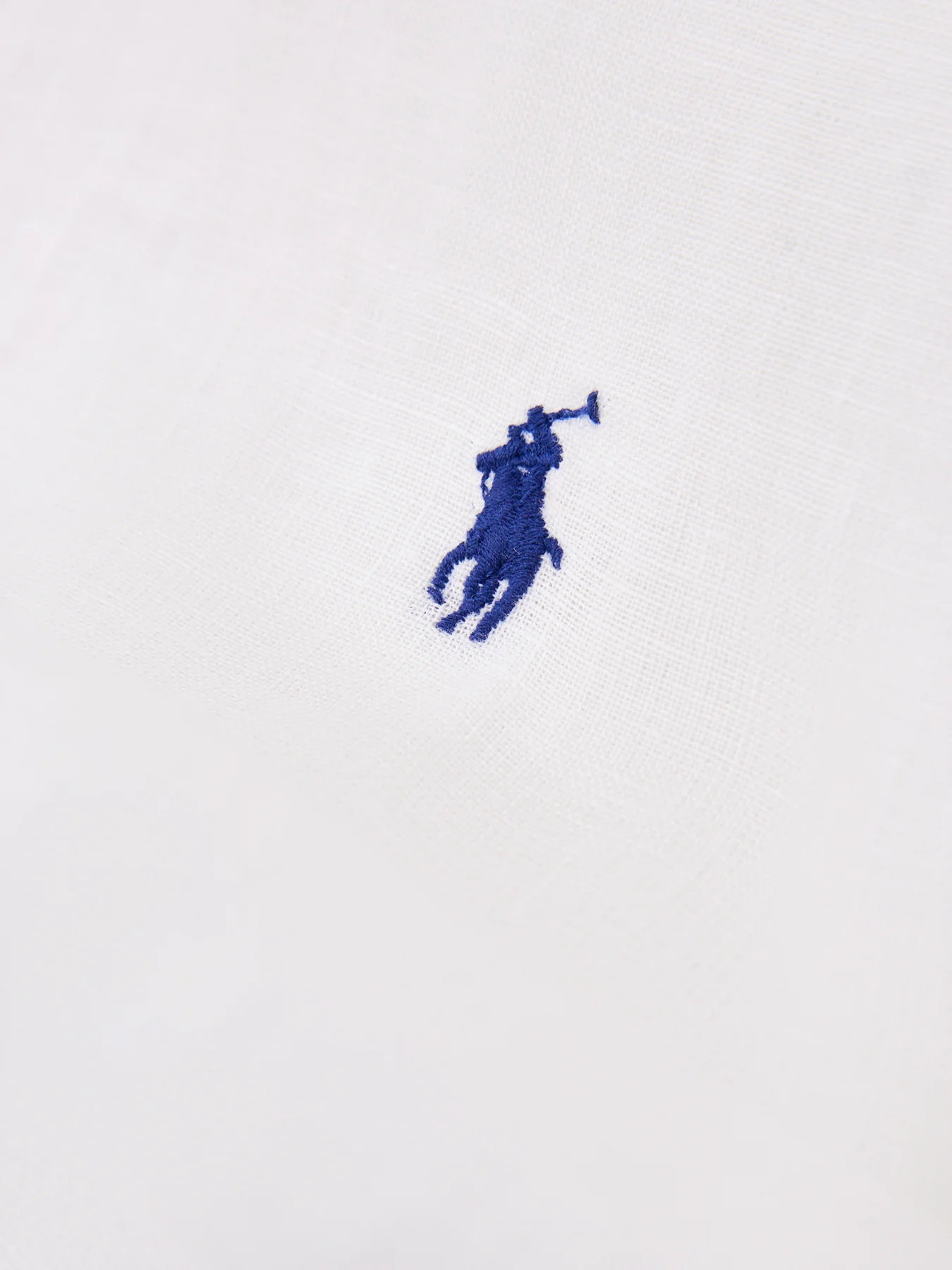 Custom Fit Linen Shirt White - Image 3