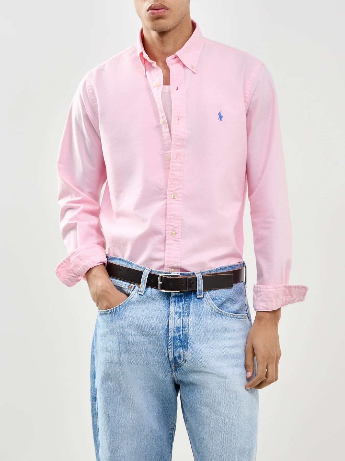 Custom Fit Oxford Shirt Pink - Image 4