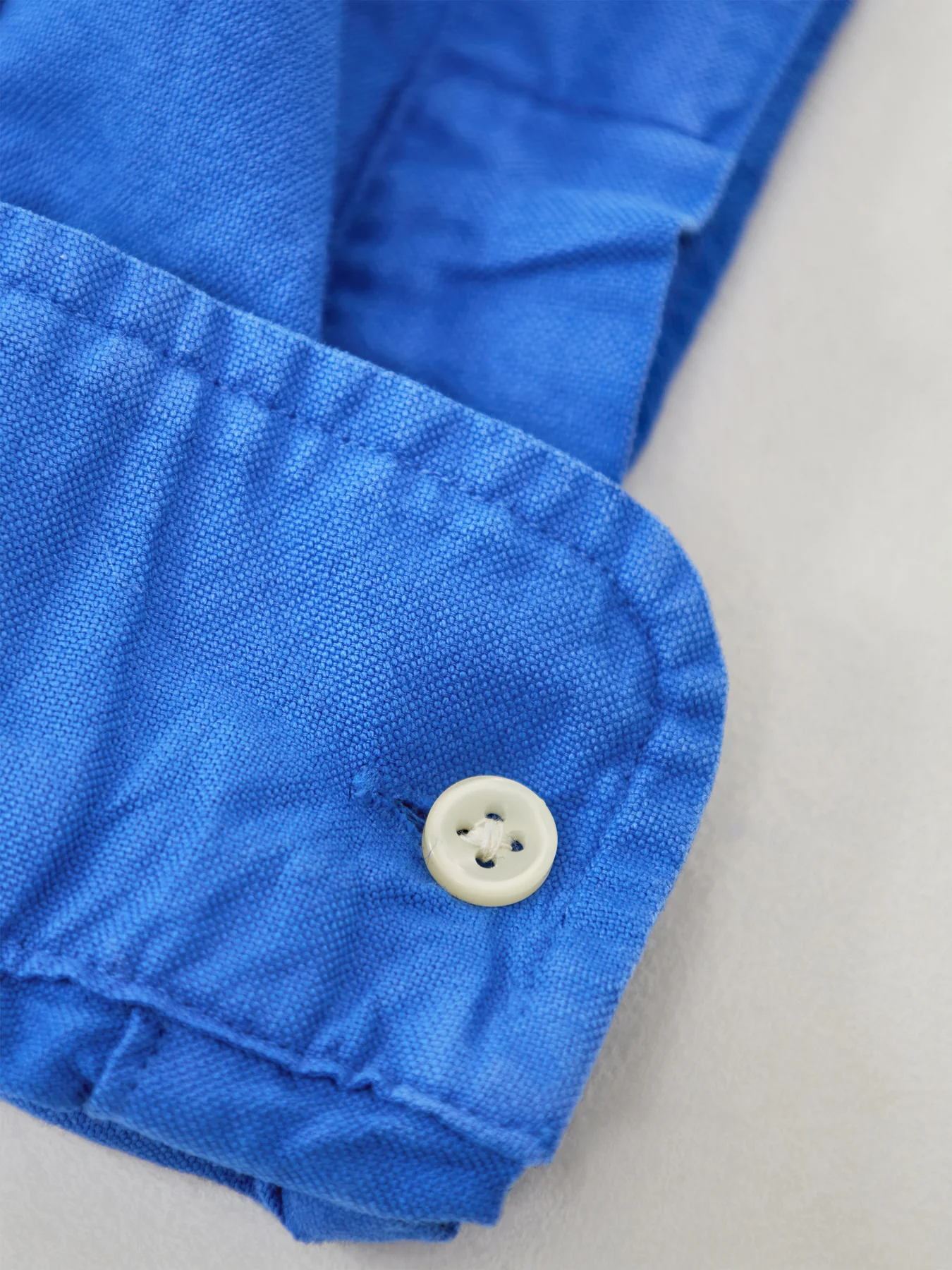 Custom Fit Oxford Shirt Blue - Image 3