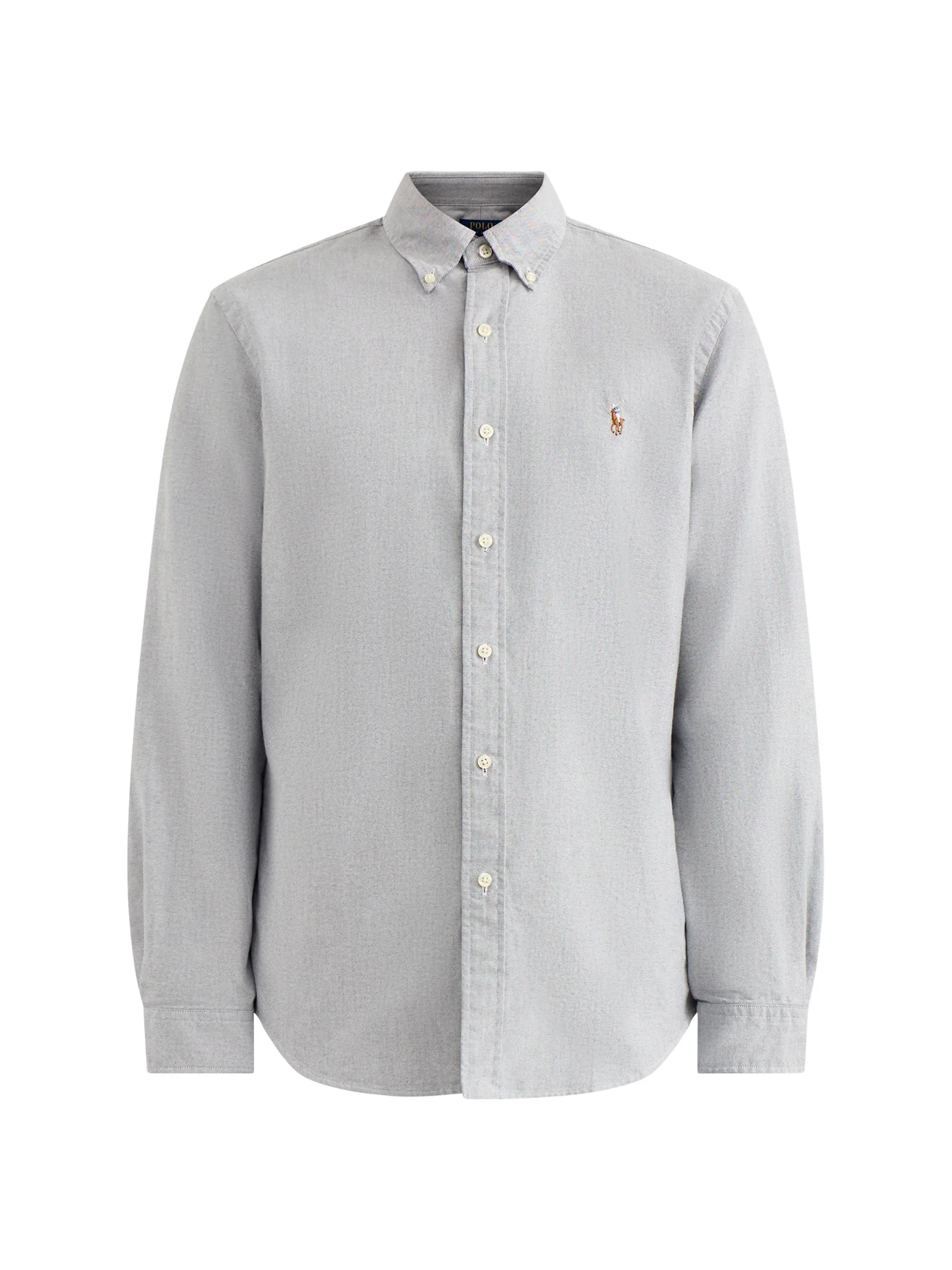 Custom Fit Oxford Shirt Grey
