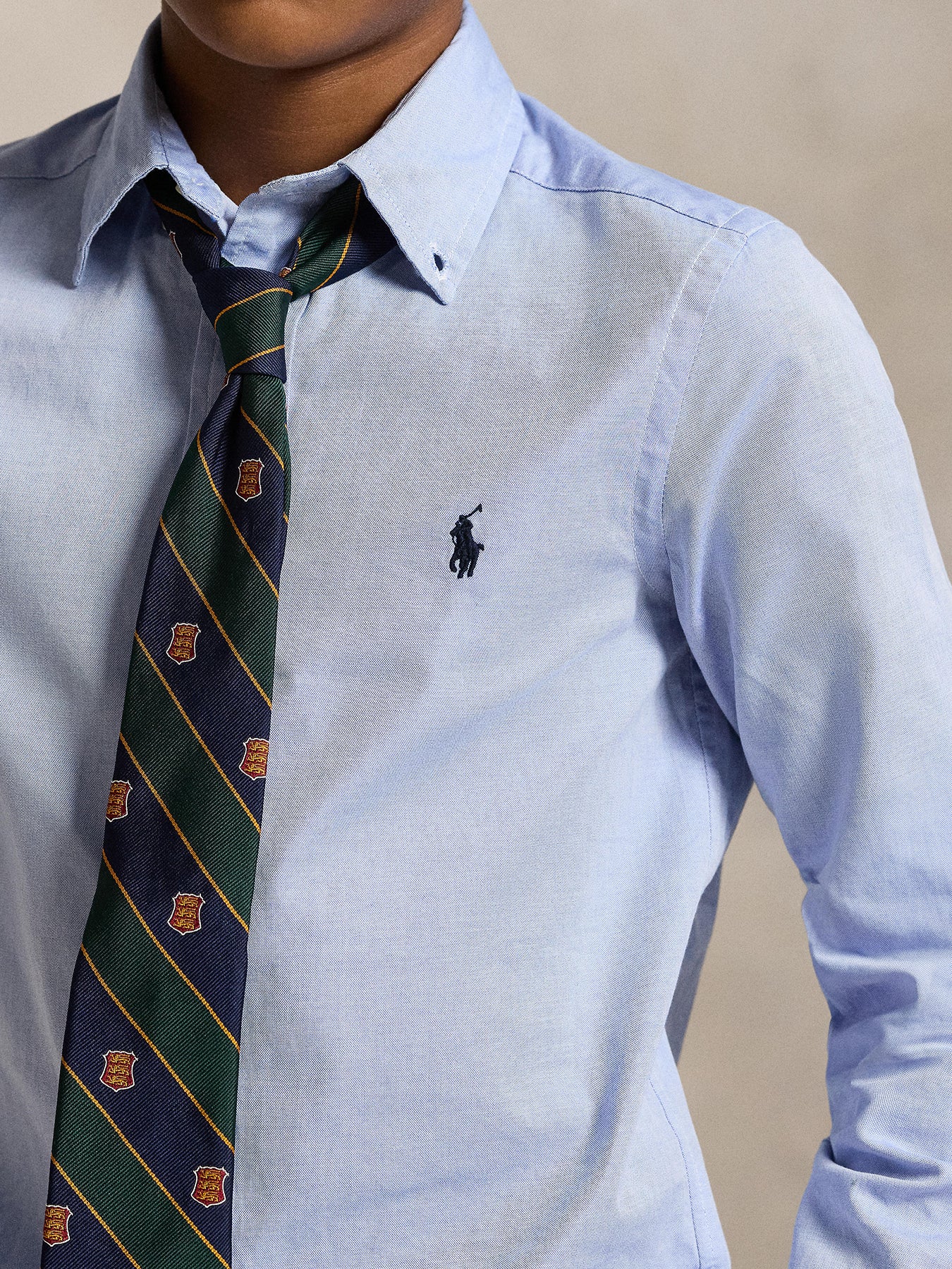 Kids’ Pinpoint Oxford Shirt - Image 4