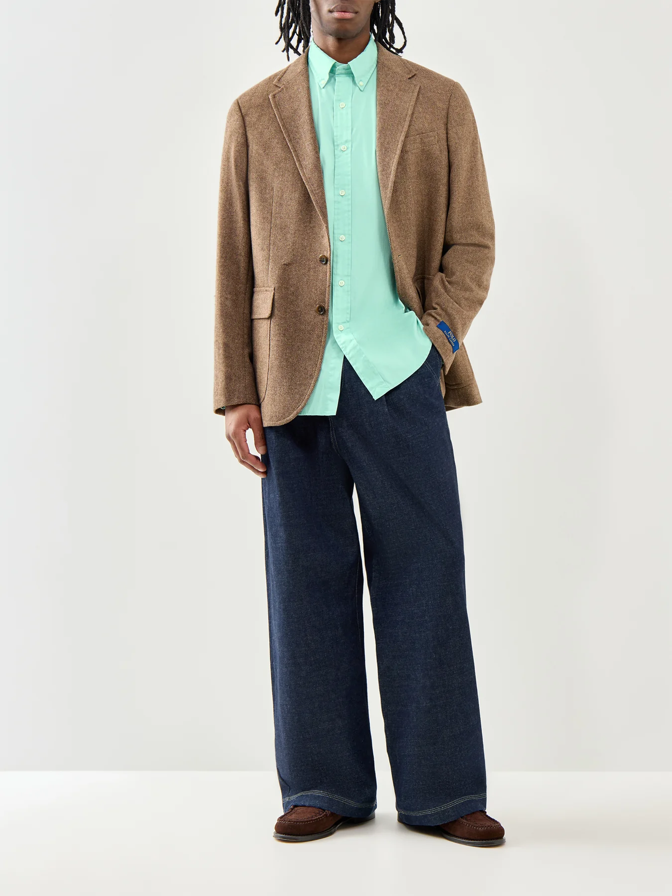 Ralph Lauren Custom Fit Twill Shirt Celadon - Image 2
