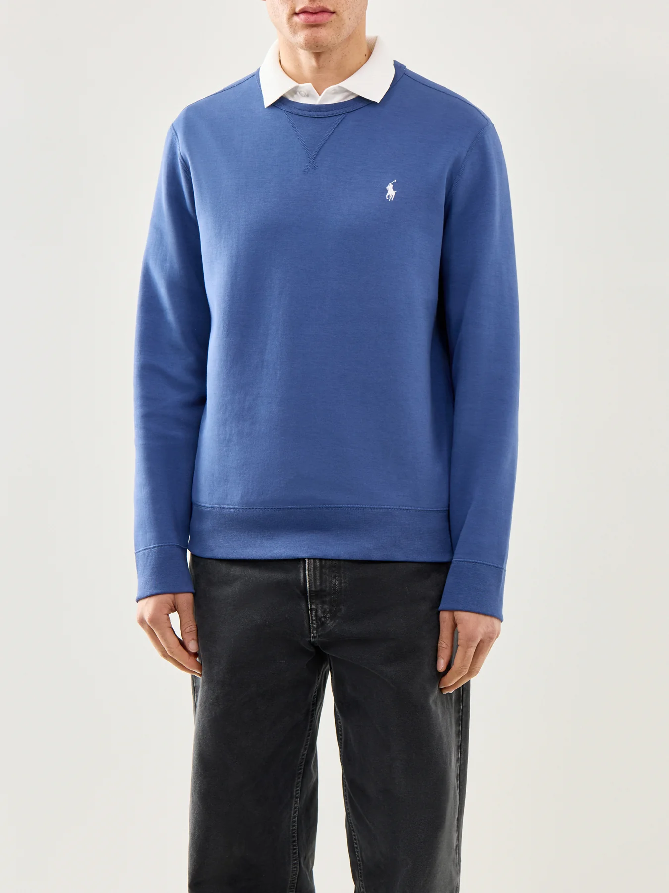 Double Knit Crew Sweat Blue - Image 4