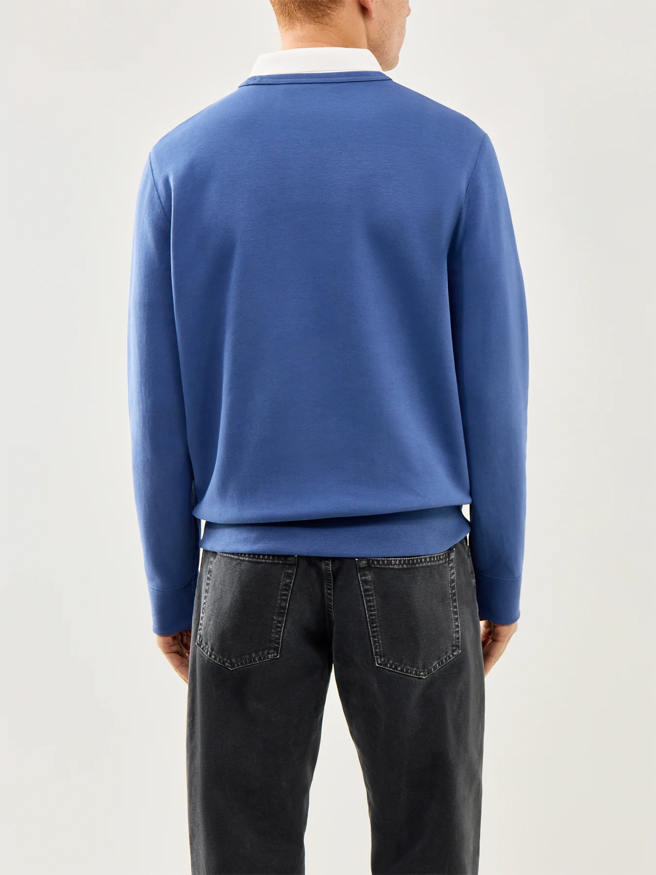 Double Knit Crew Sweat Blue - Image 5