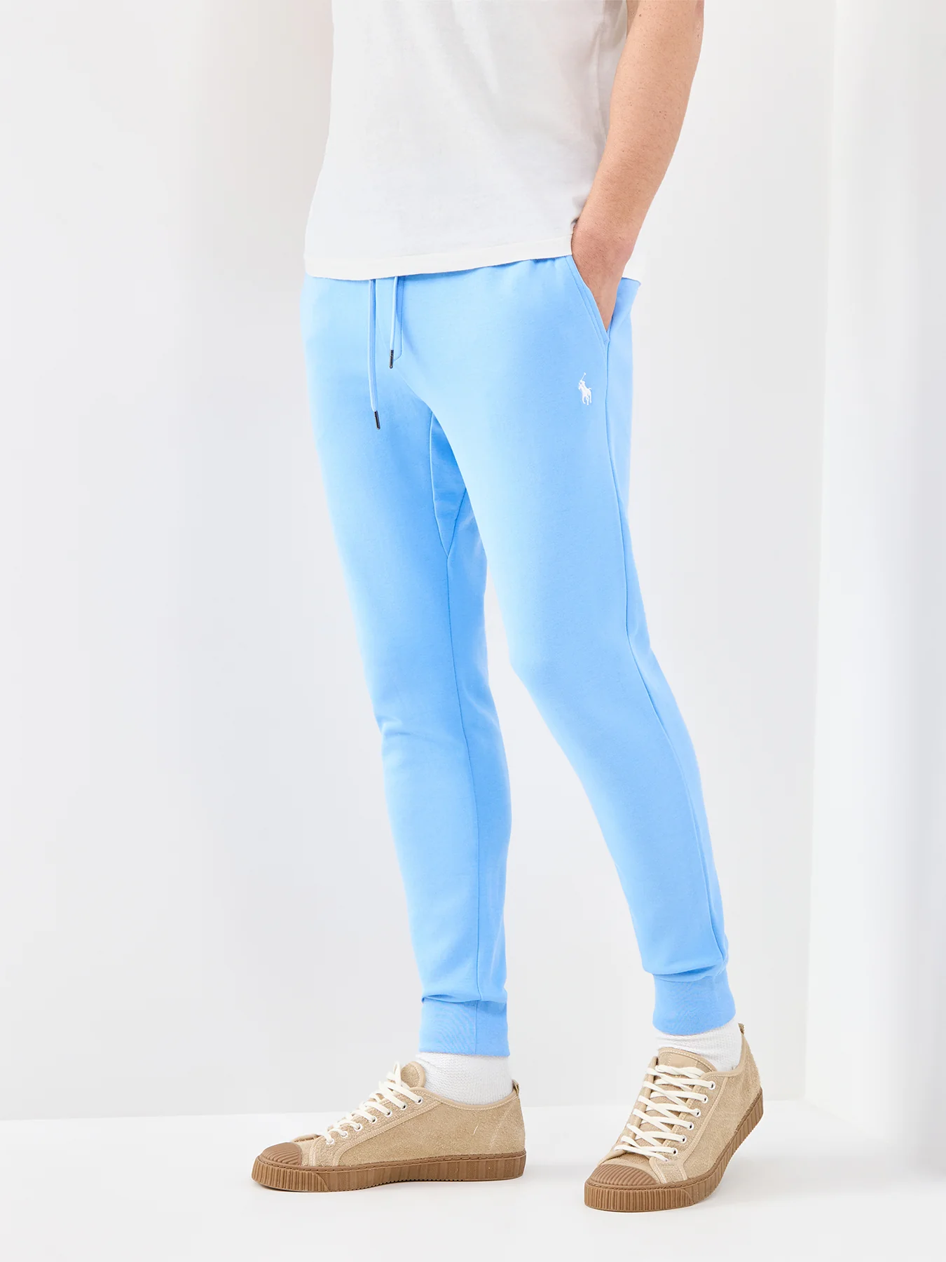 Double Knit Sweatpants Blue - Image 4