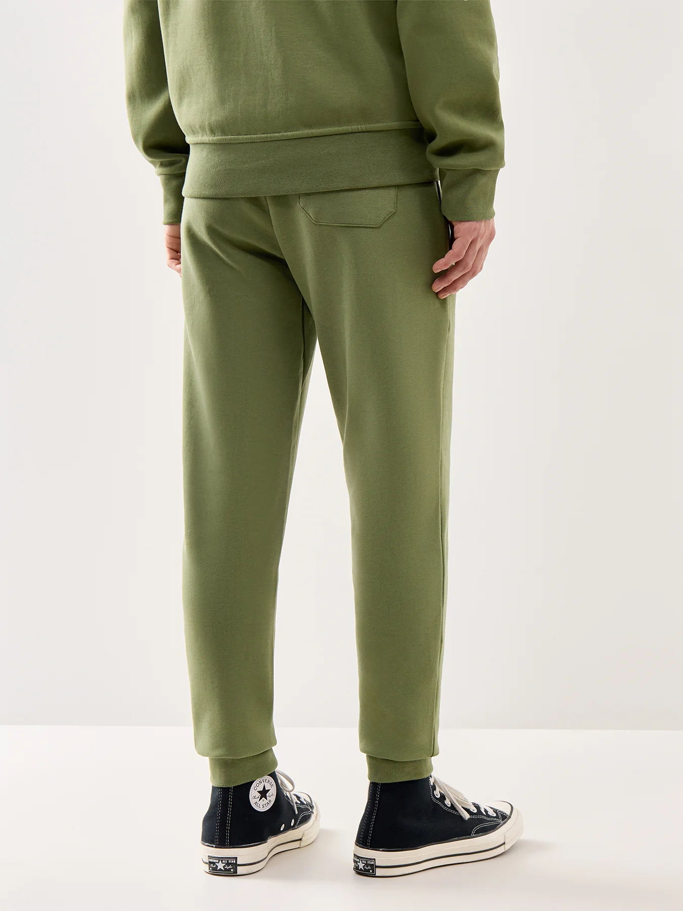 Double Knit Sweatpants Olive - Image 5