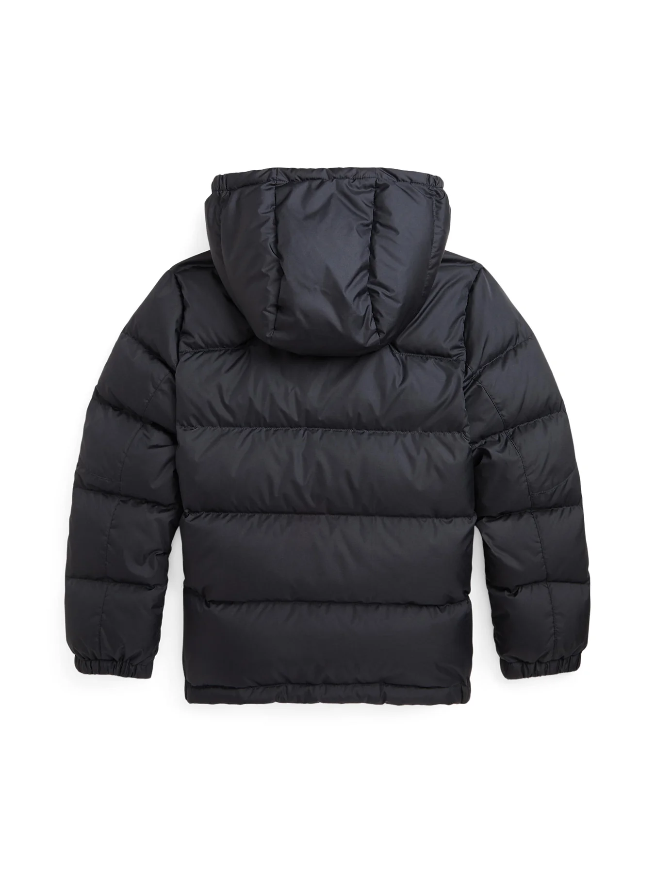 Boys Black Hooded Jacket - Image 7