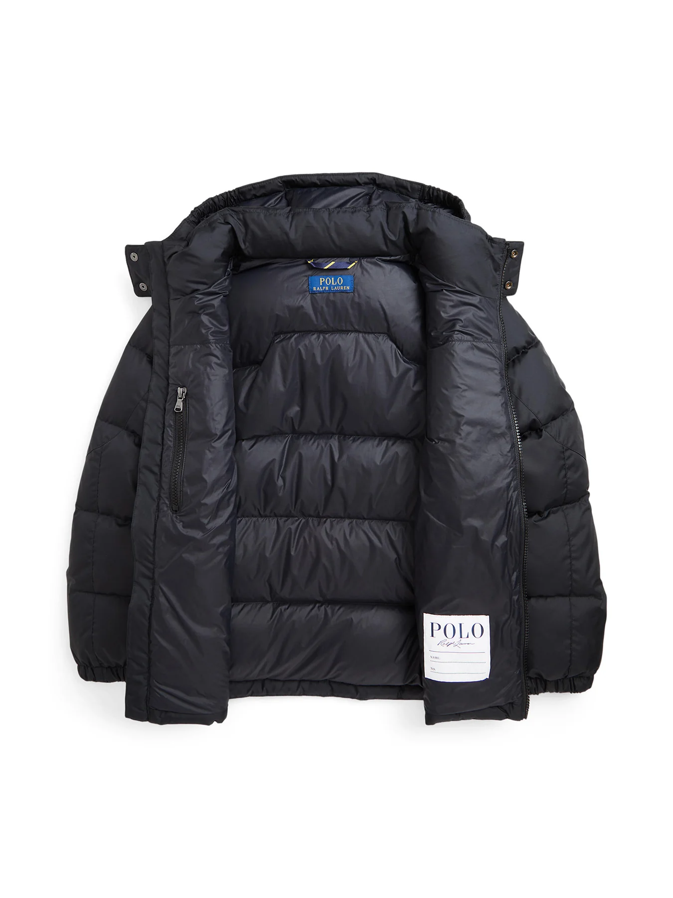 Boys Black Hooded Jacket - Image 8