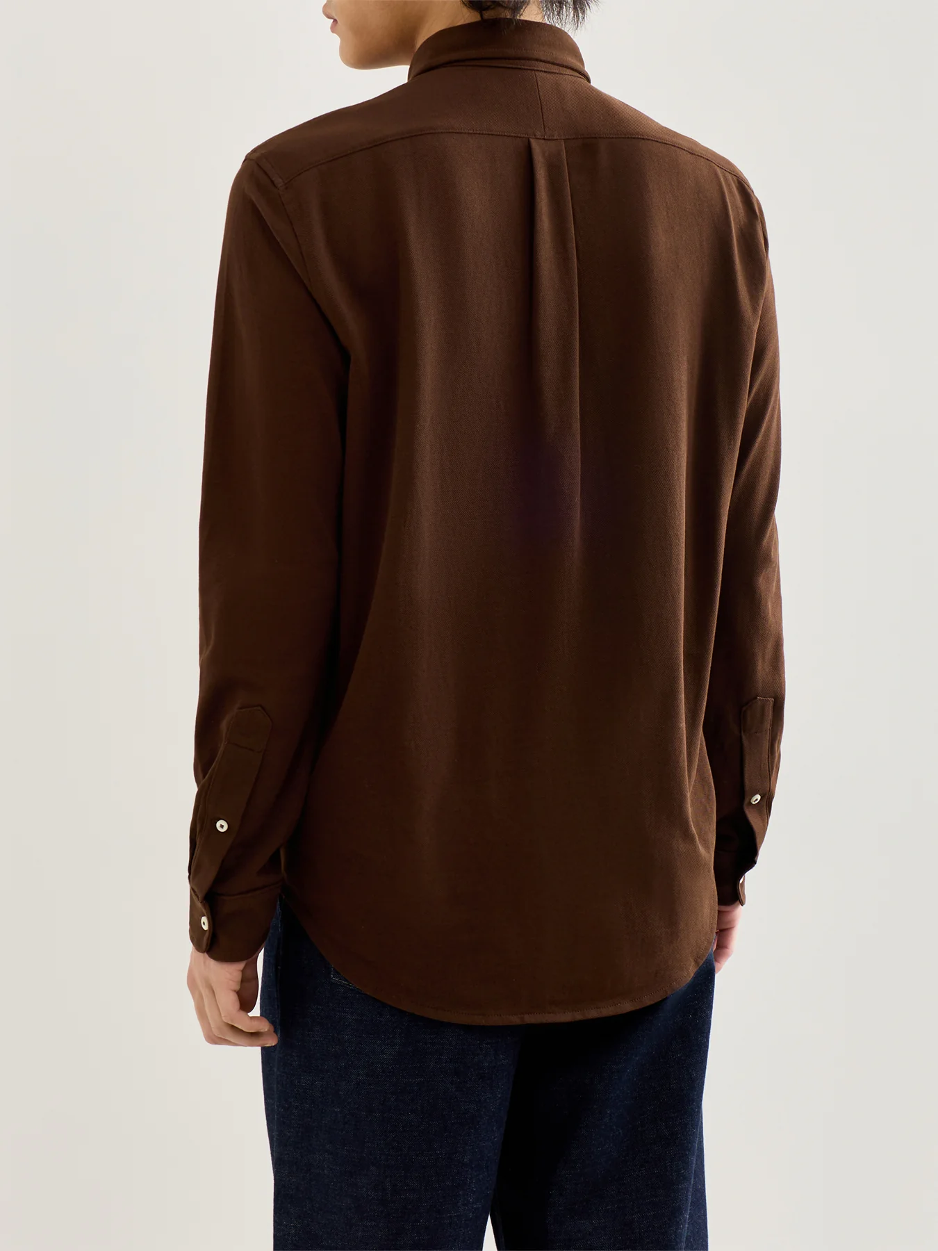 Featherweight Button-Down Collar Shirt Brown - Image 5