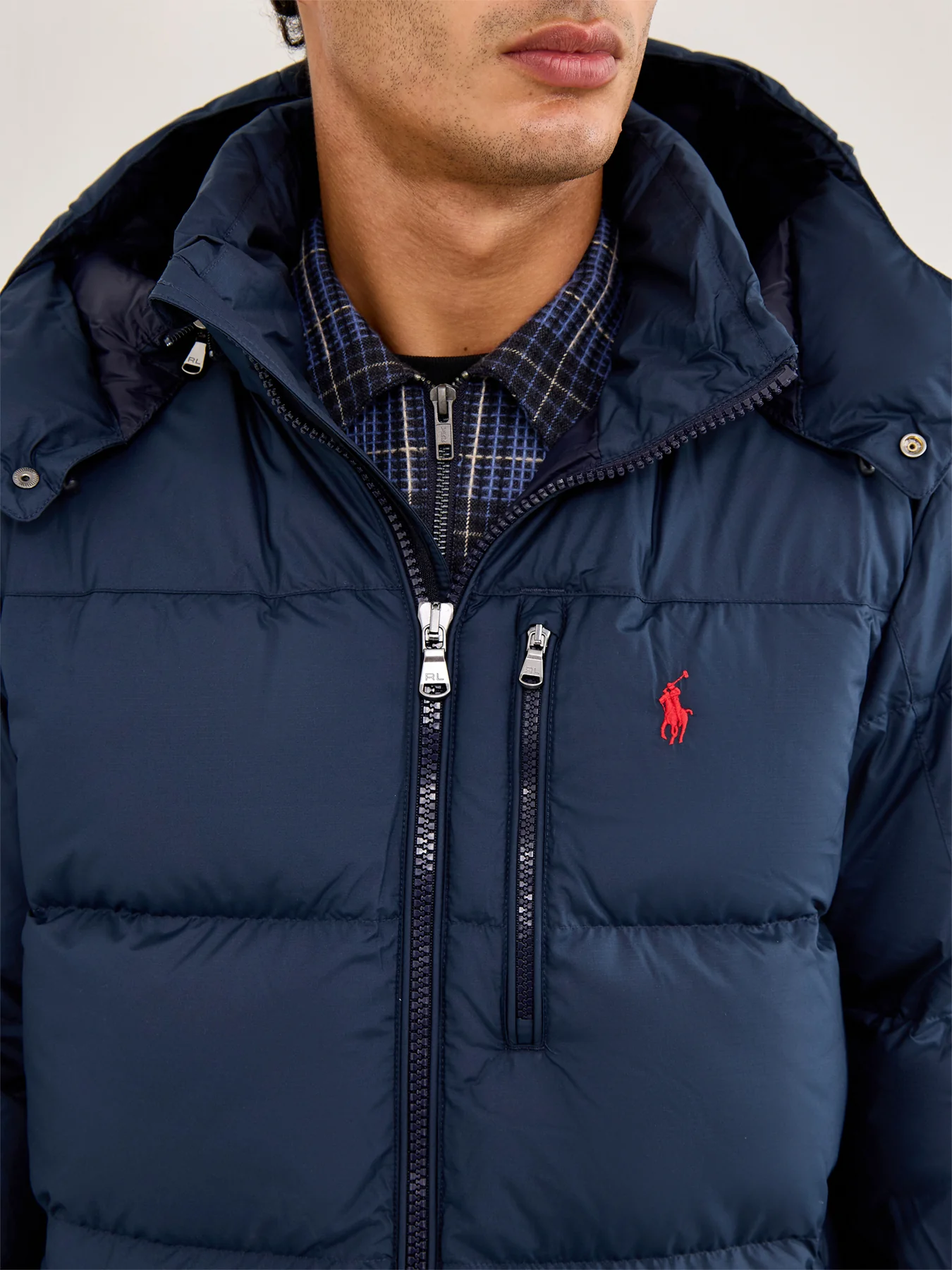 Gorham Puffer Jacket Navy - Image 3