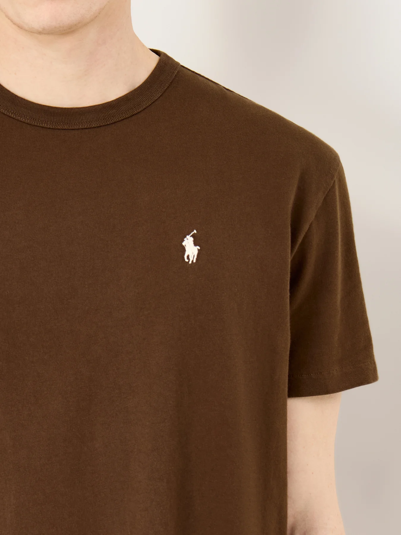 Heavy Jersey Crew Neck Tee Dark Beech - Image 3