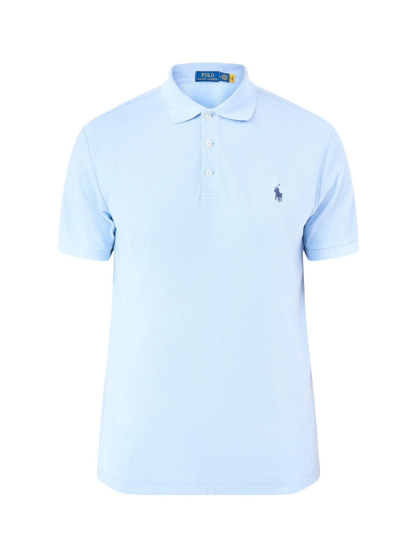Honeycomb Polo Shirt Blue