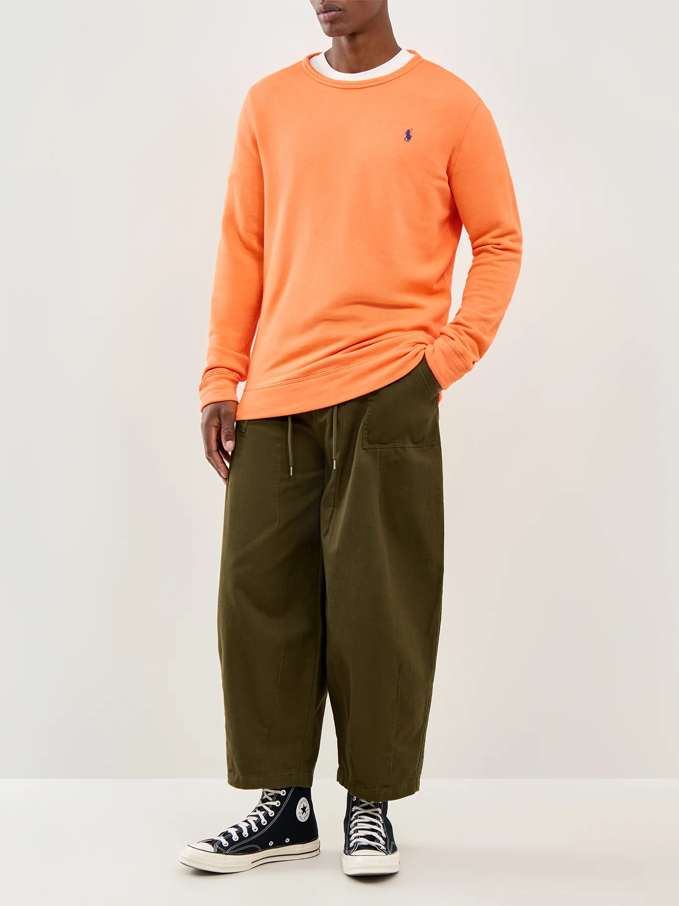 Island Terry Crew Sweat Orange - Image 2