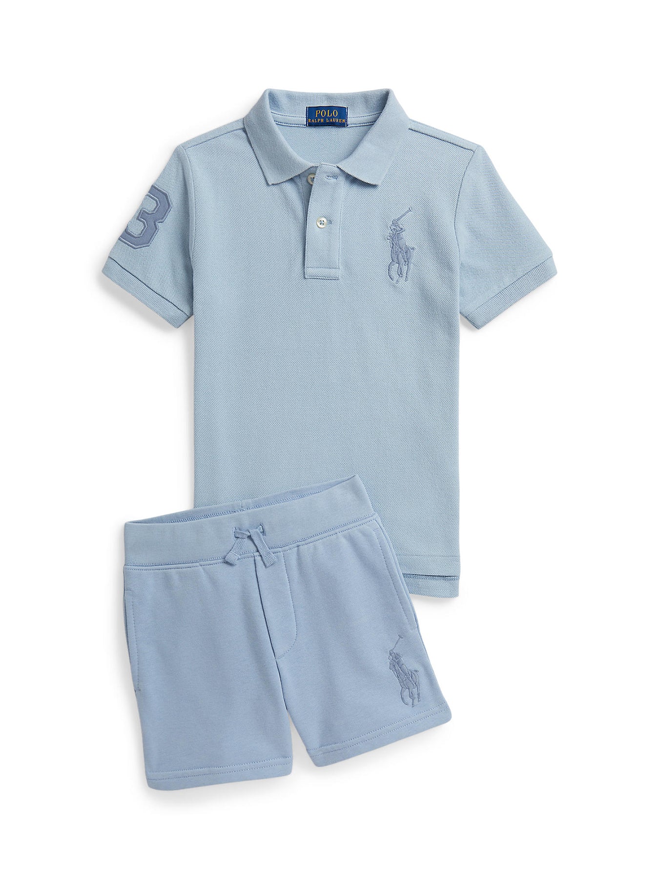 Kids’ Knit Shorts Blue - Image 3