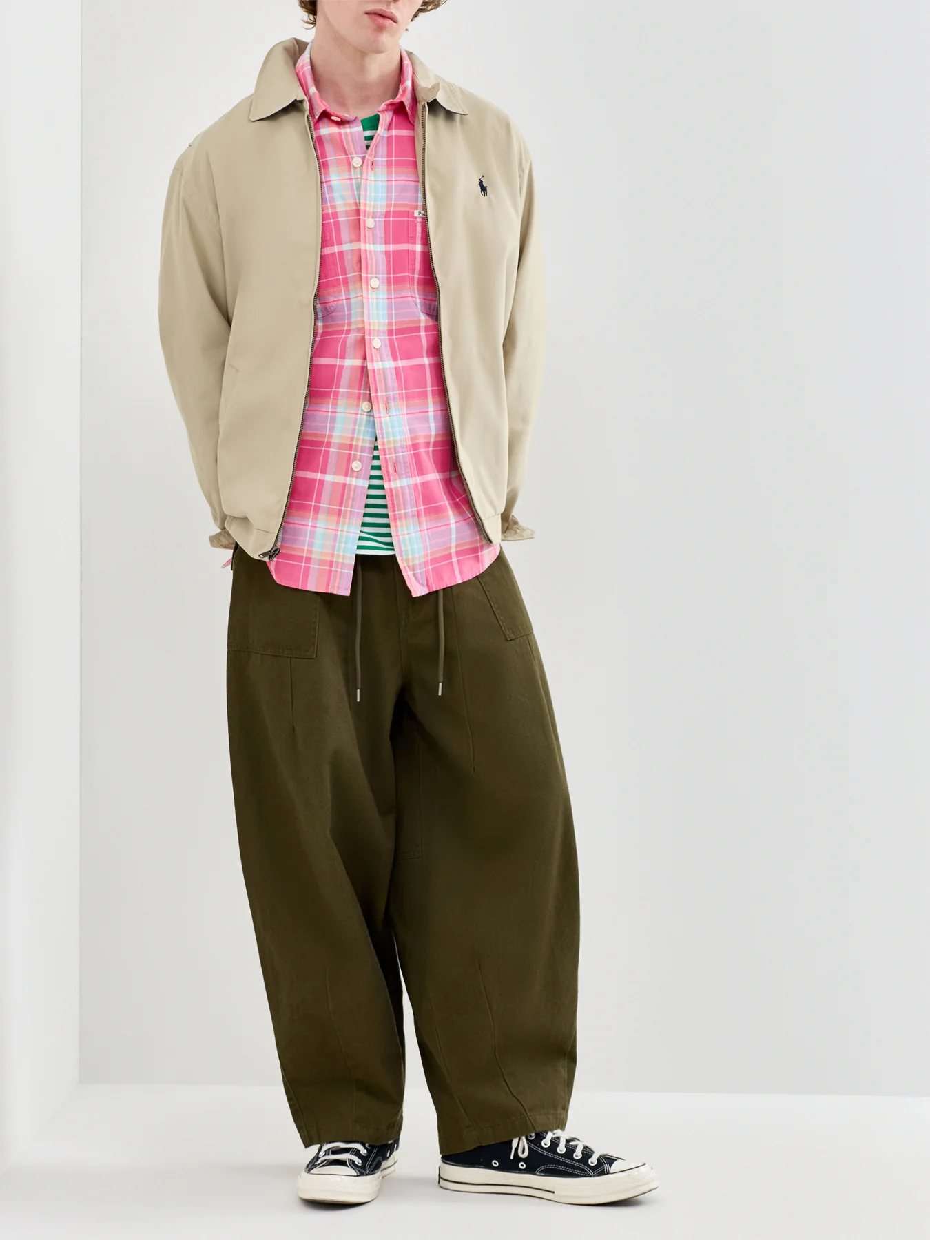 Lightweight Check Shirt Pink - Image 2