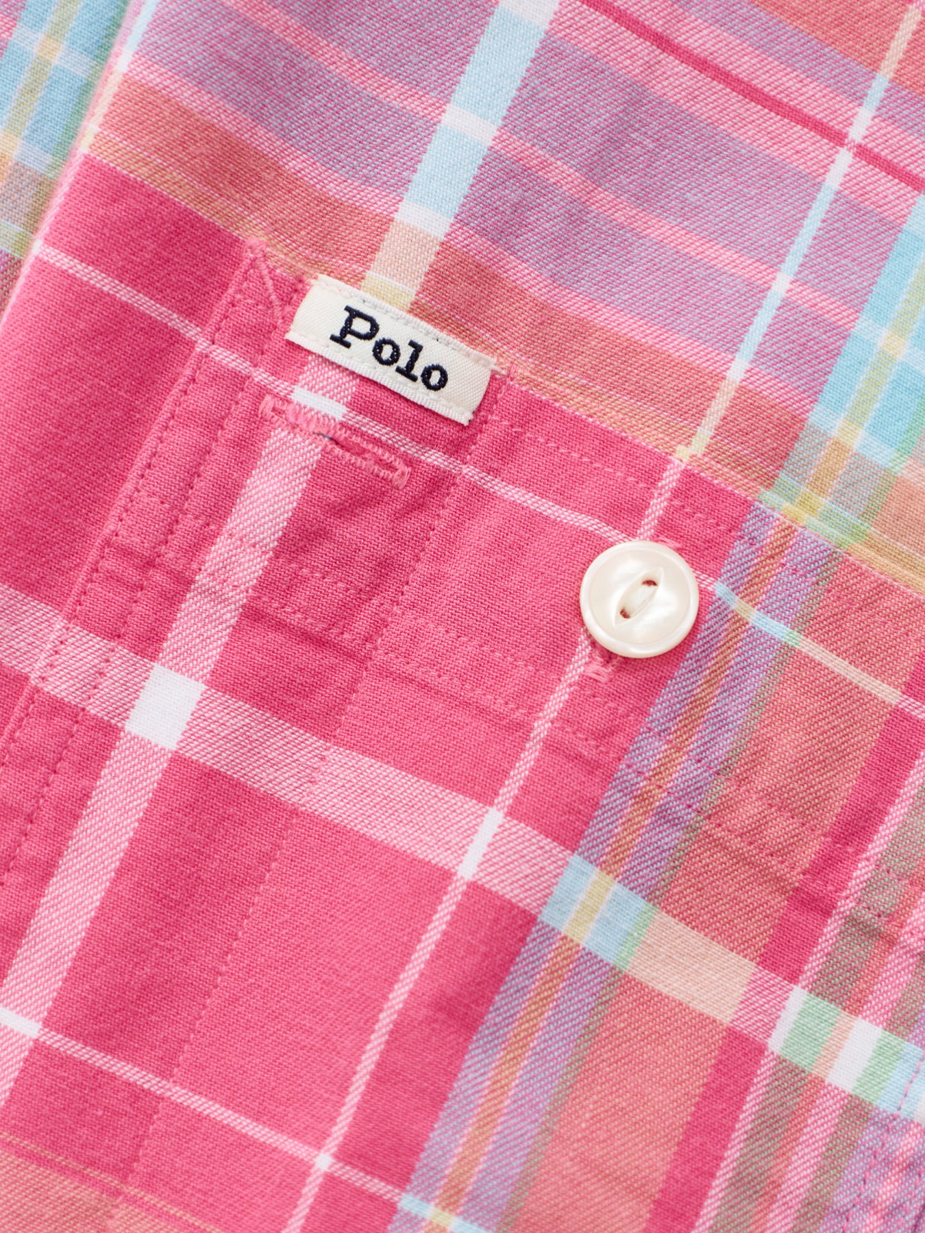 Lightweight Check Shirt Pink - Image 3