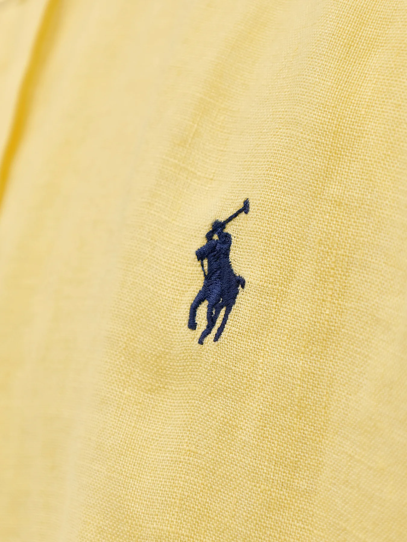 Linen Shirt Yellow - Image 3