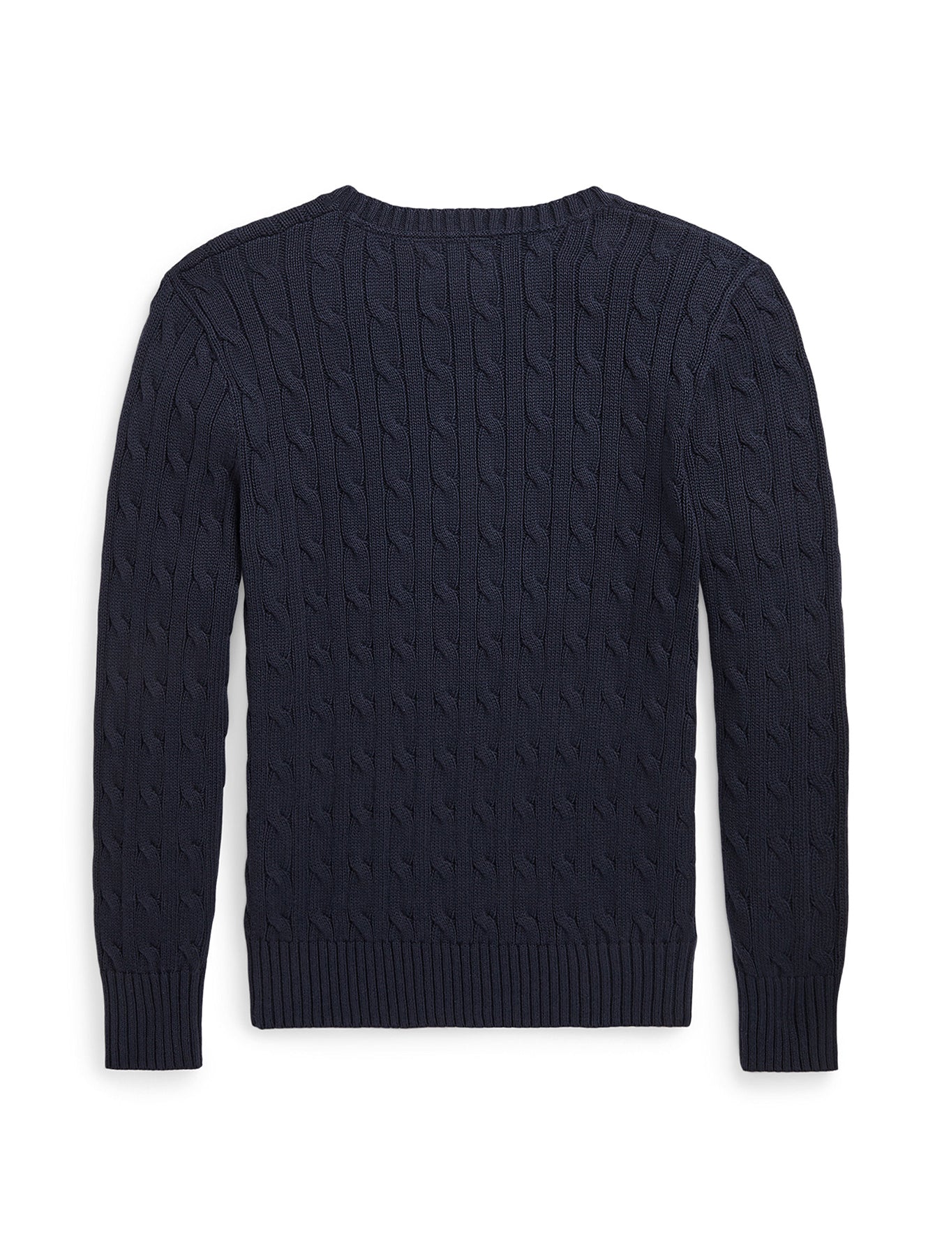 Blue Cable Knit Sweater - Image 2