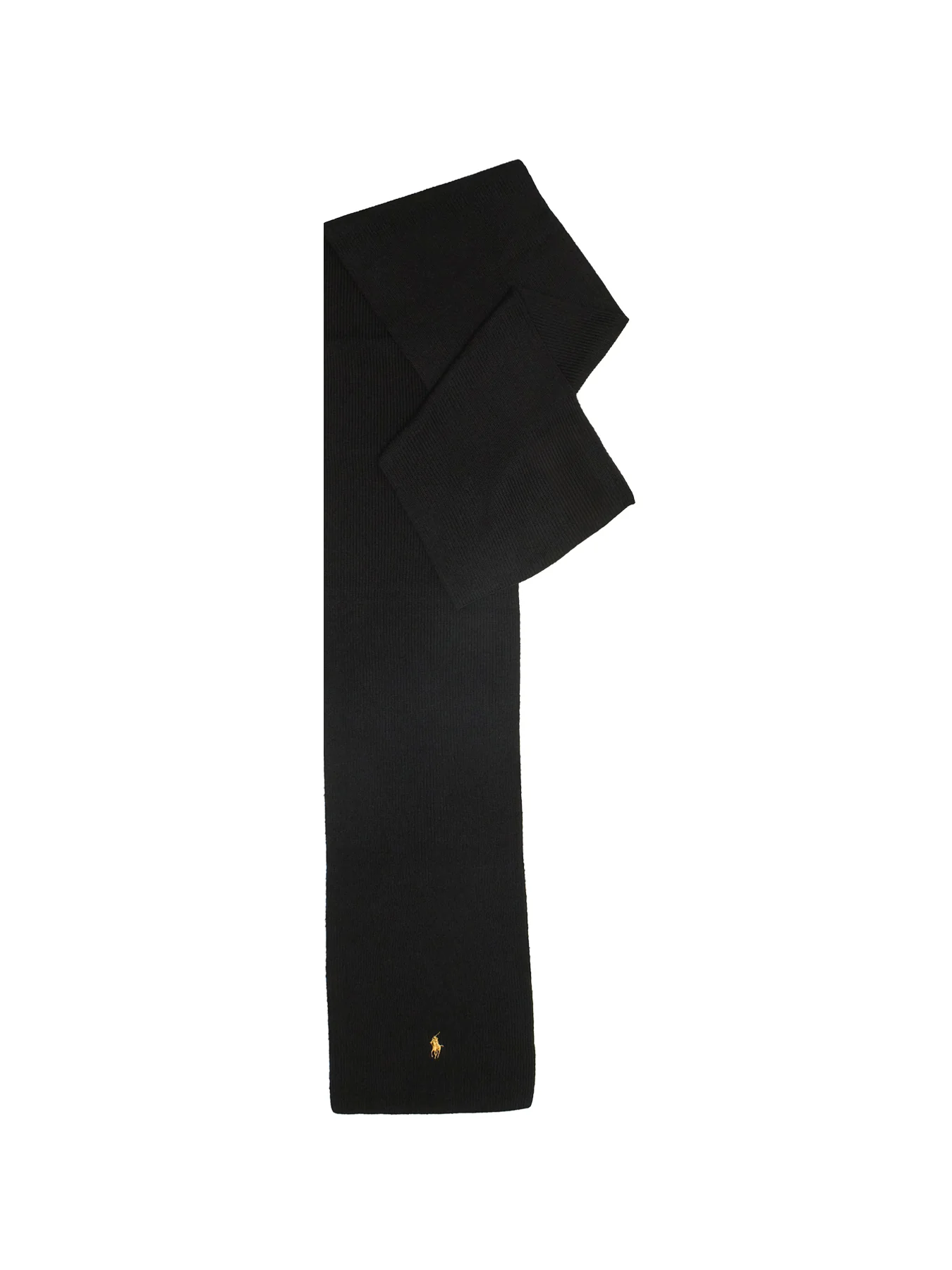 Merino Wool Scarf Black
