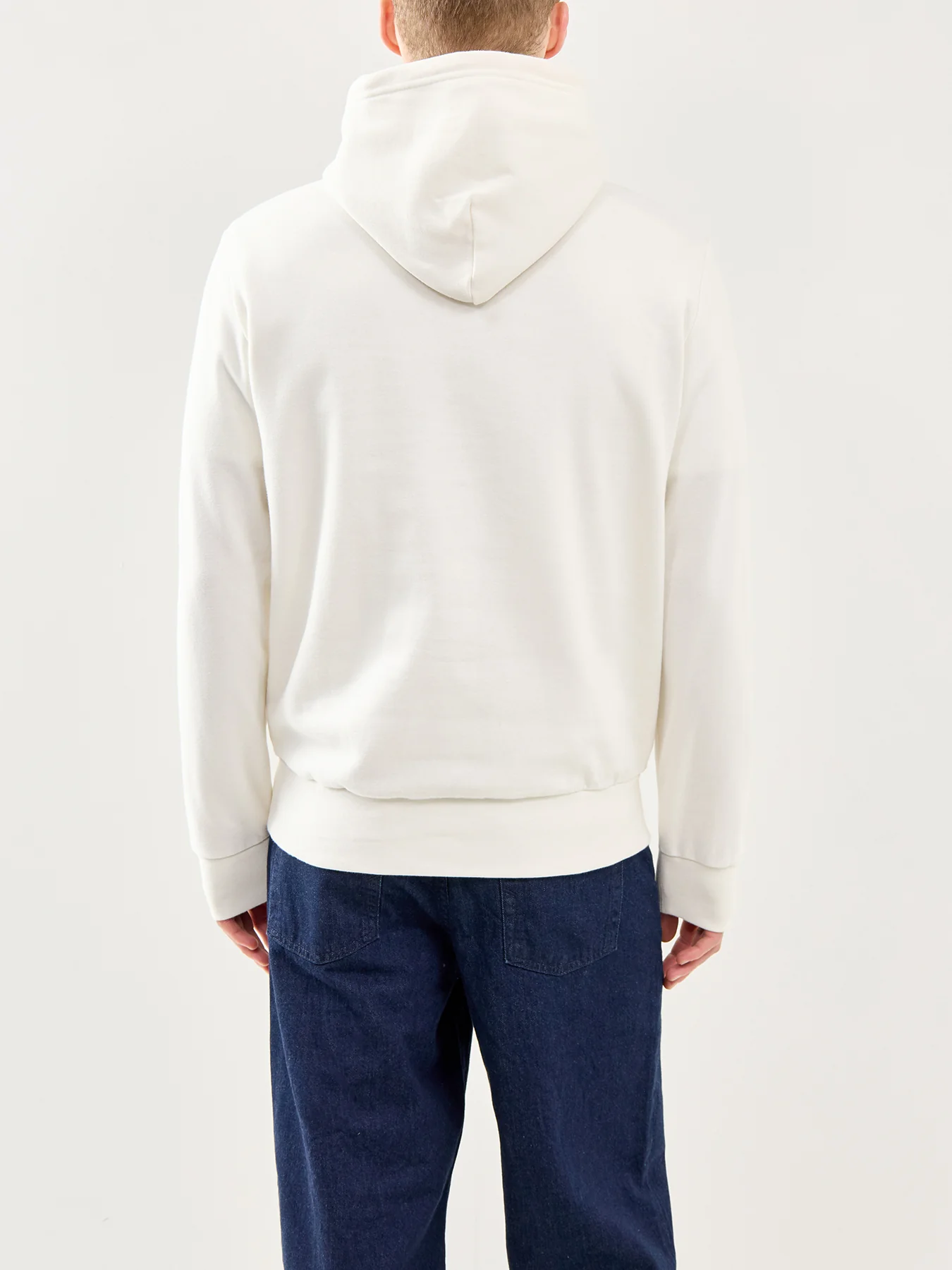 Logo Pullover Hoodie Cream - Image 5