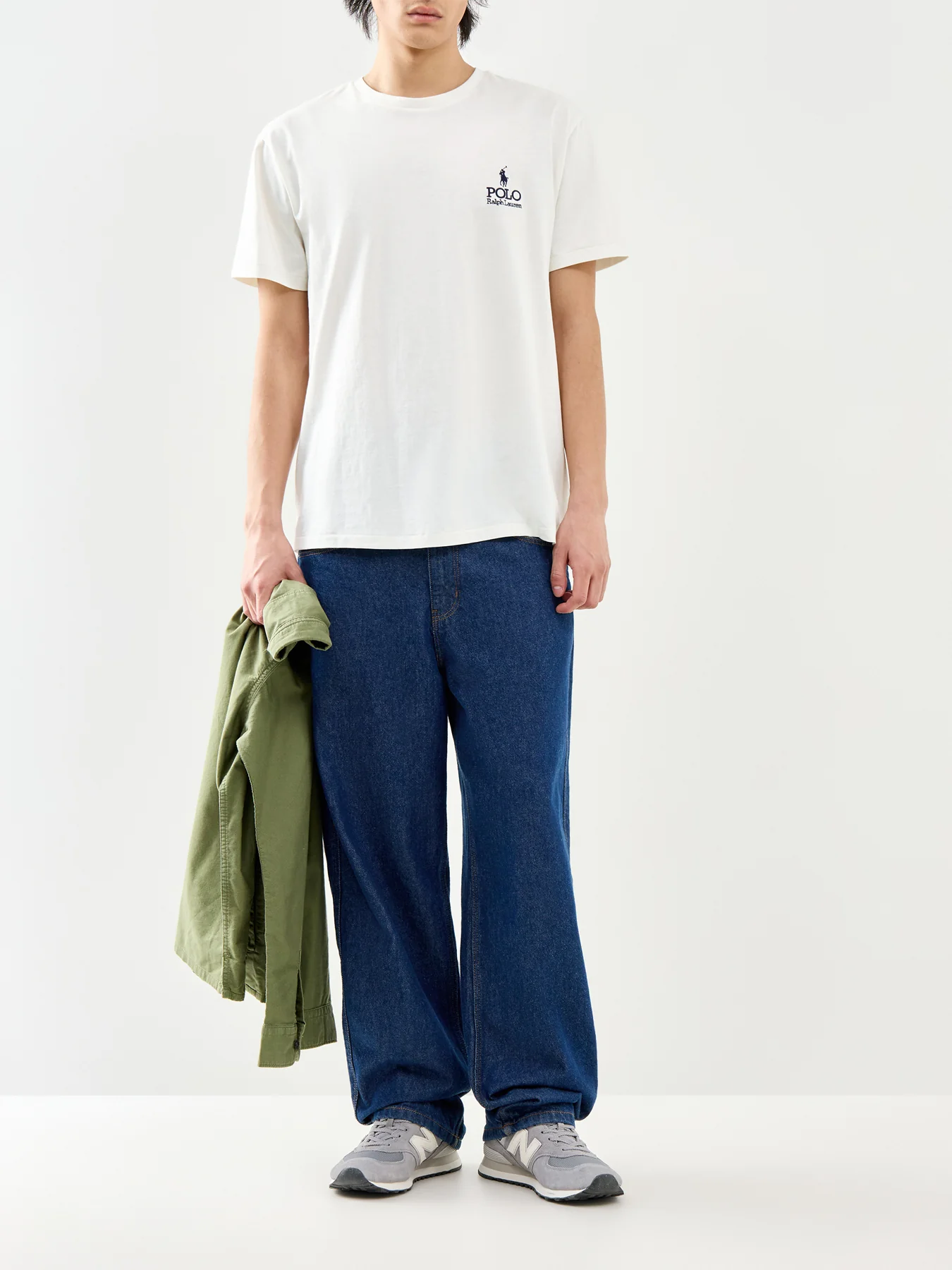 Logo Cotton T-Shirt Cream - Image 2
