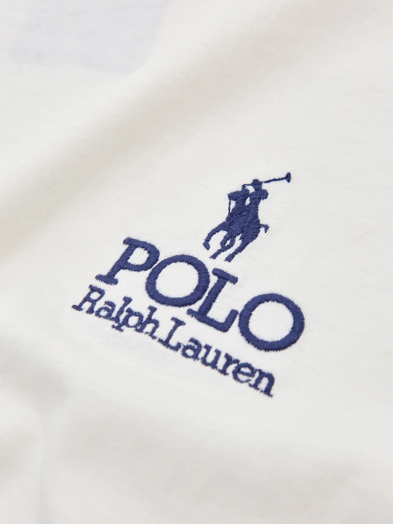 Logo Cotton T-Shirt Cream - Image 3