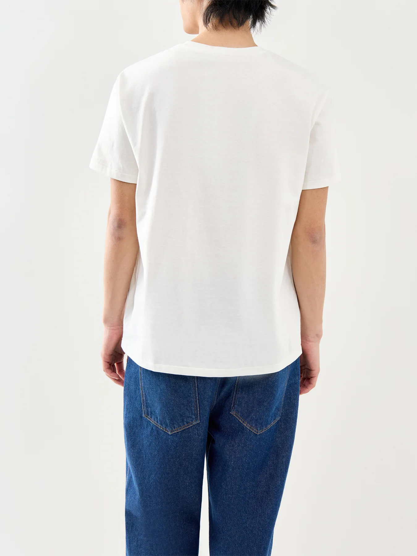Logo Cotton T-Shirt Cream - Image 5