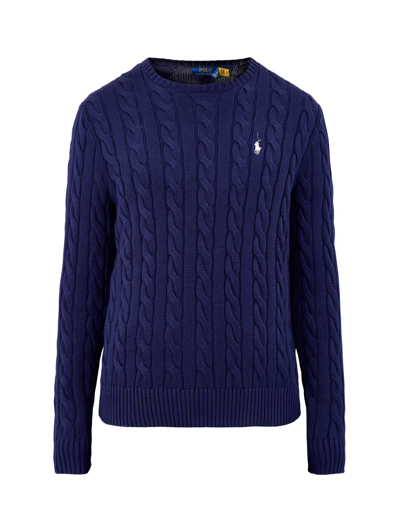 Cable Knit Jumper Navy