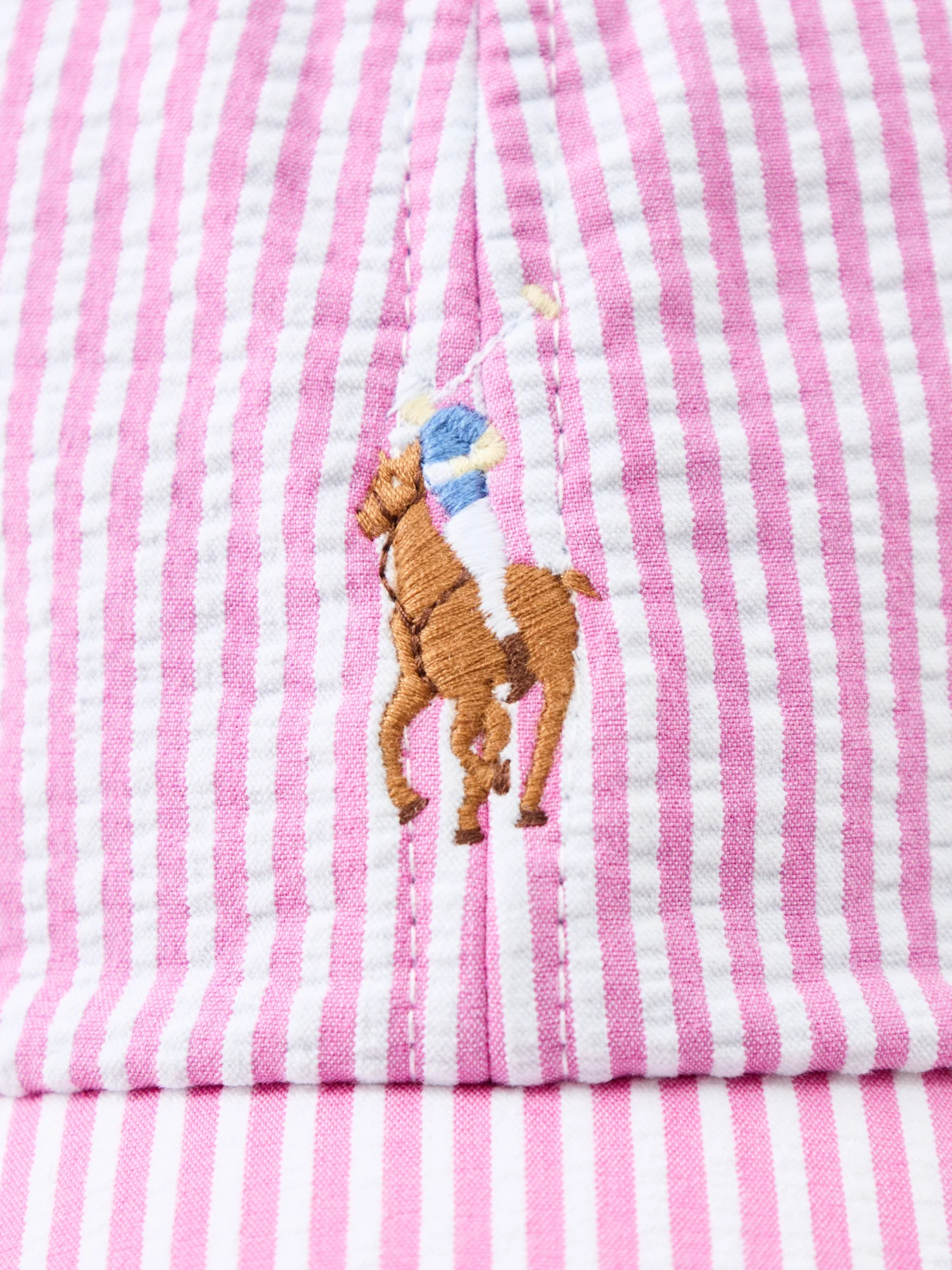 Seersucker Cap Pink - Image 3