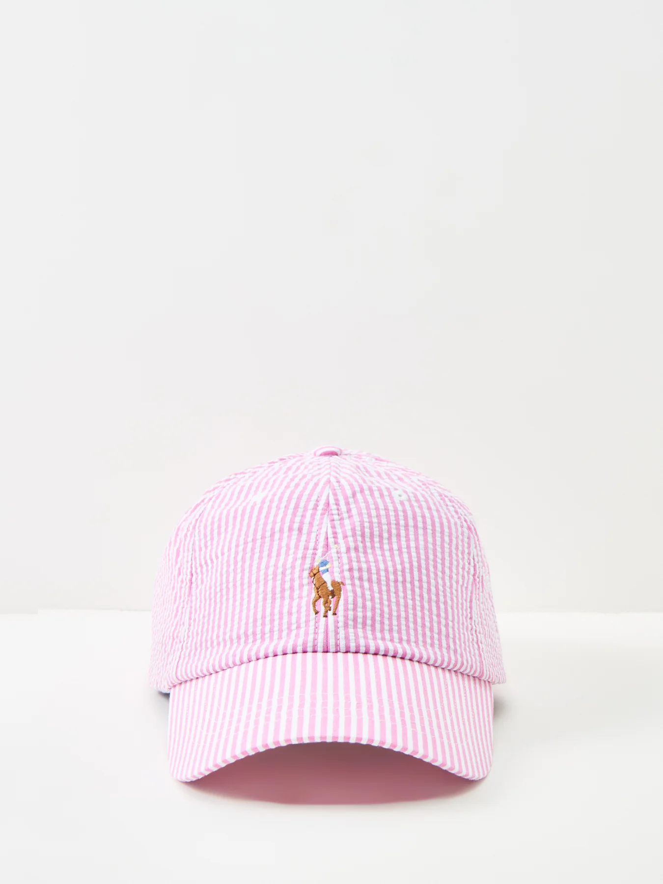 Seersucker Cap Pink - Image 4