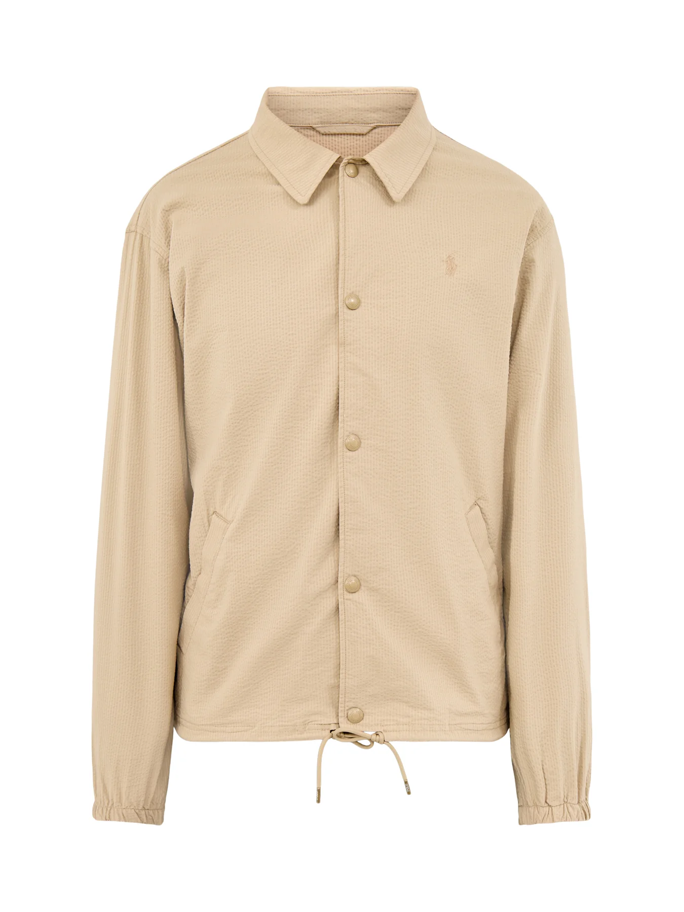 Seersucker Coach Jacket Beige