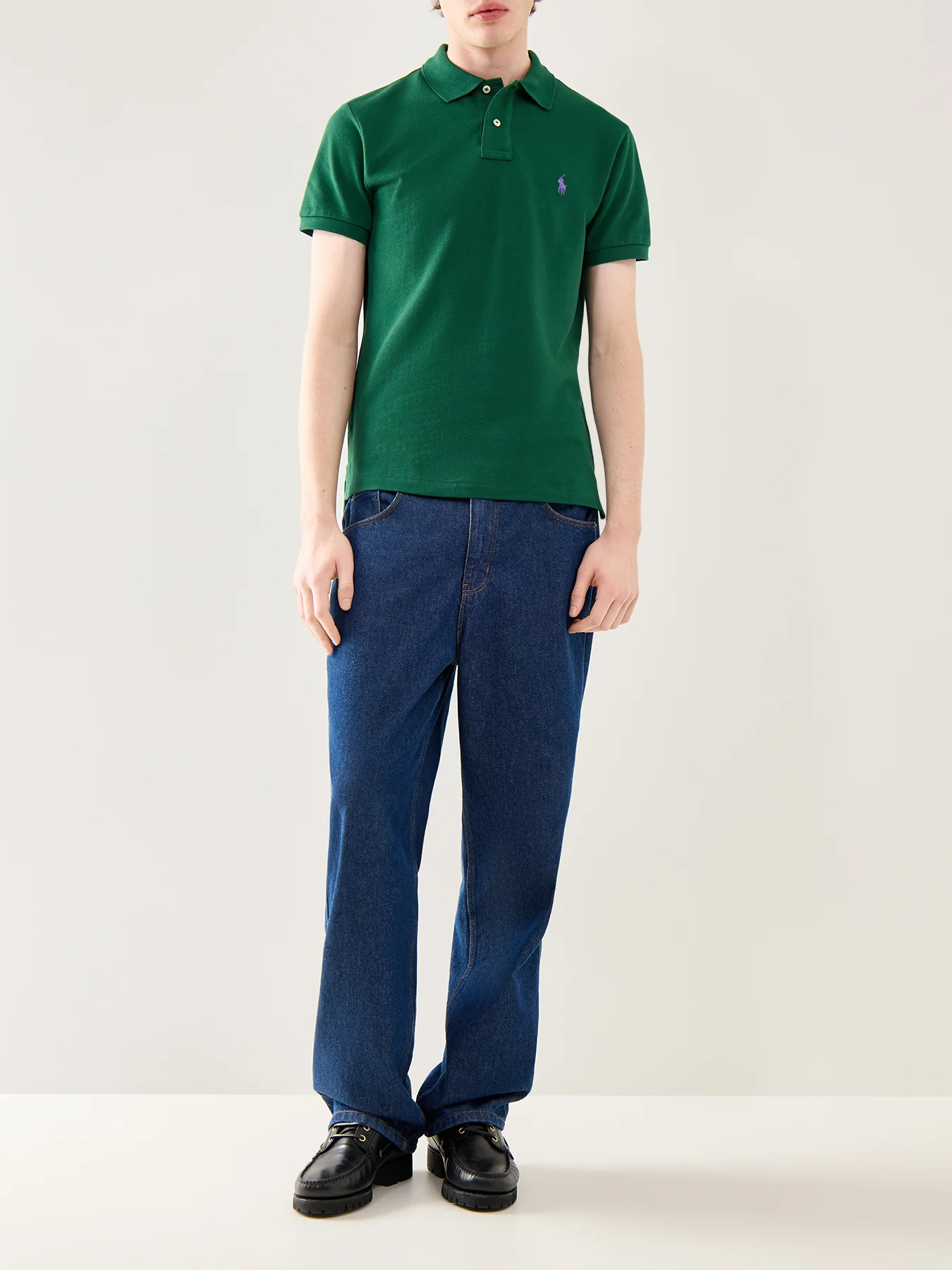 Slim Fit Polo Top - Image 2