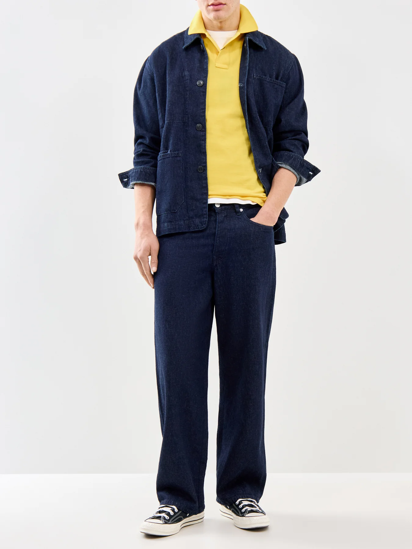 Slim Fit Polo Shirt Yellow - Image 2