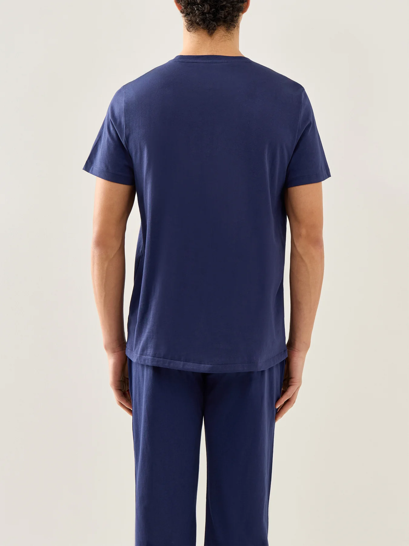 Liquid Cotton Lounge T-Shirt Blue - Image 3
